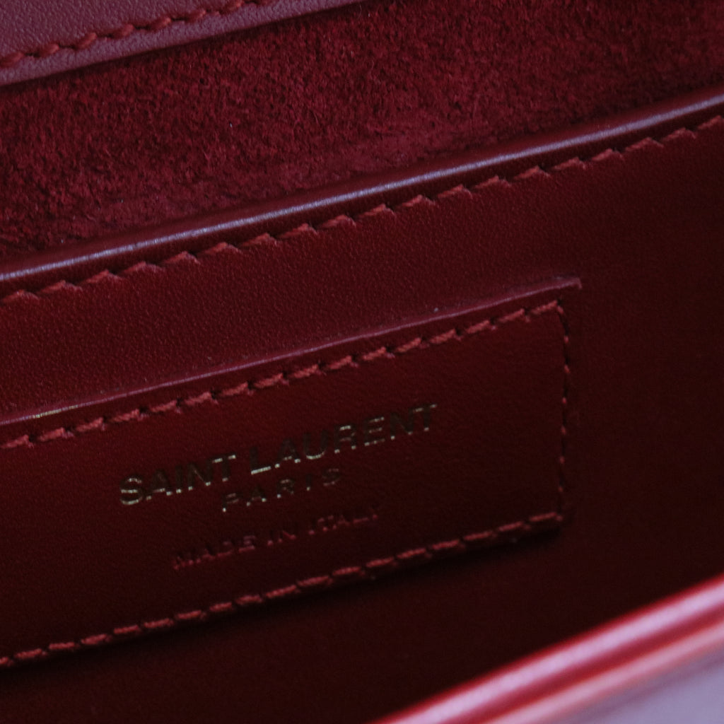 Classic Monogram Tassel Crossbody Bag Leather Small