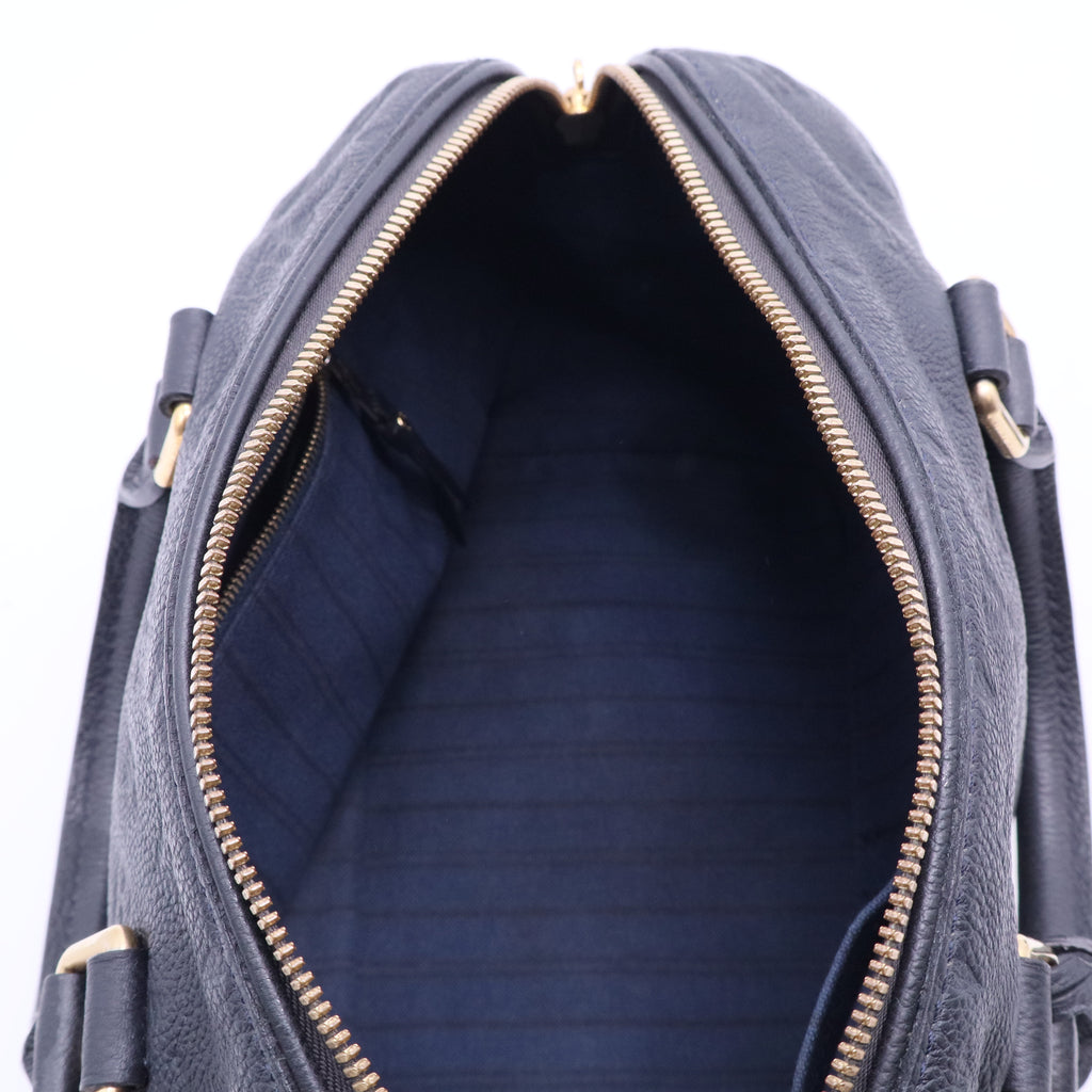 Louis Vuitton Speedy Bandouliere Bag Monogram Empreinte Giant 25 B12397 twins