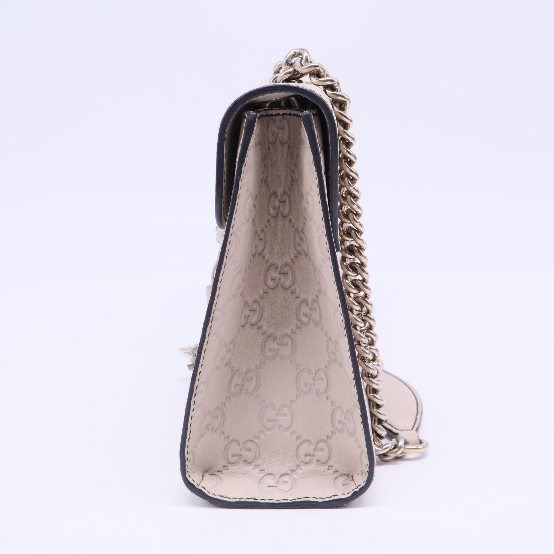 Emily Chain Flap Bag Guccissima Leather Medium B20392