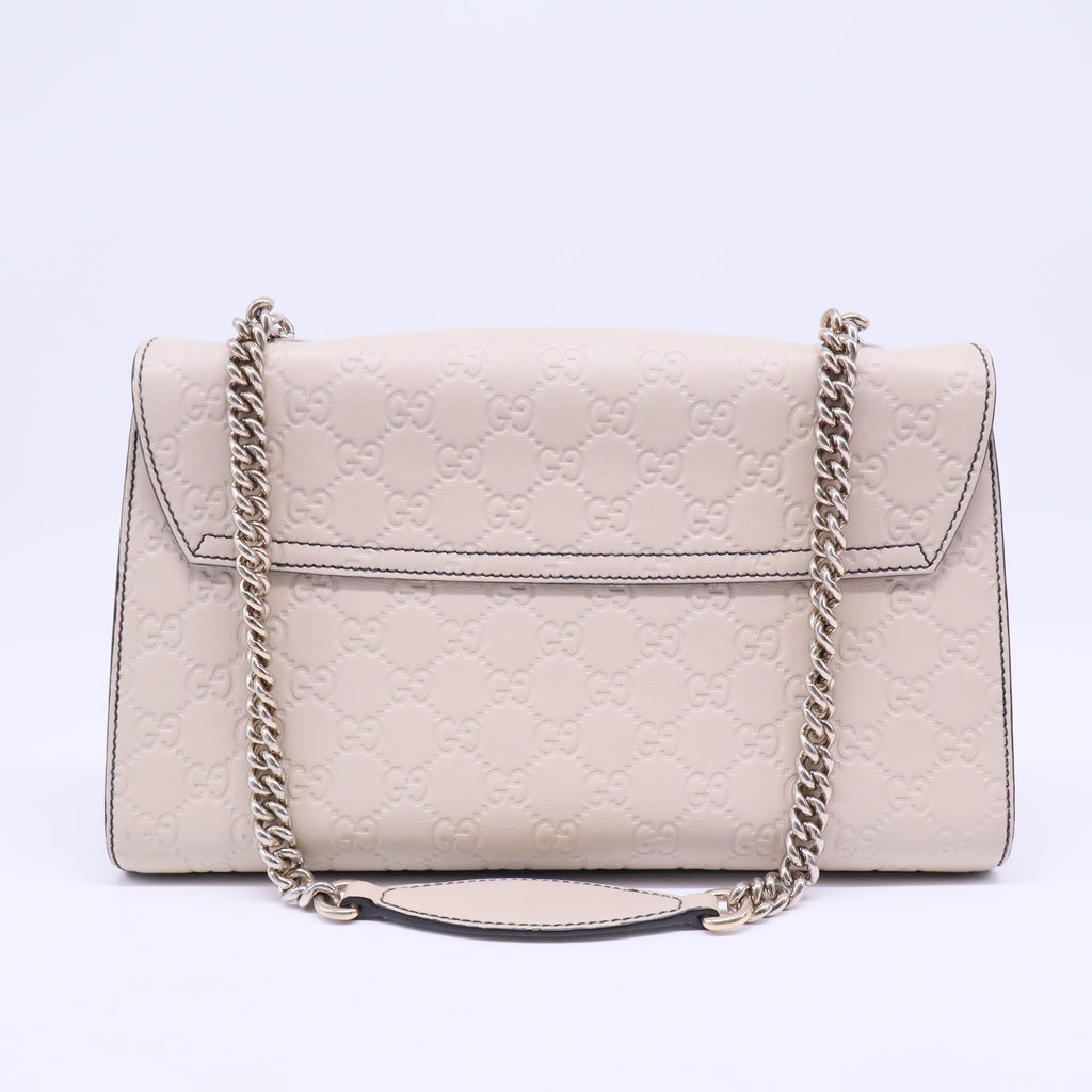 Emily Chain Flap Bag Guccissima Leather Medium B20392
