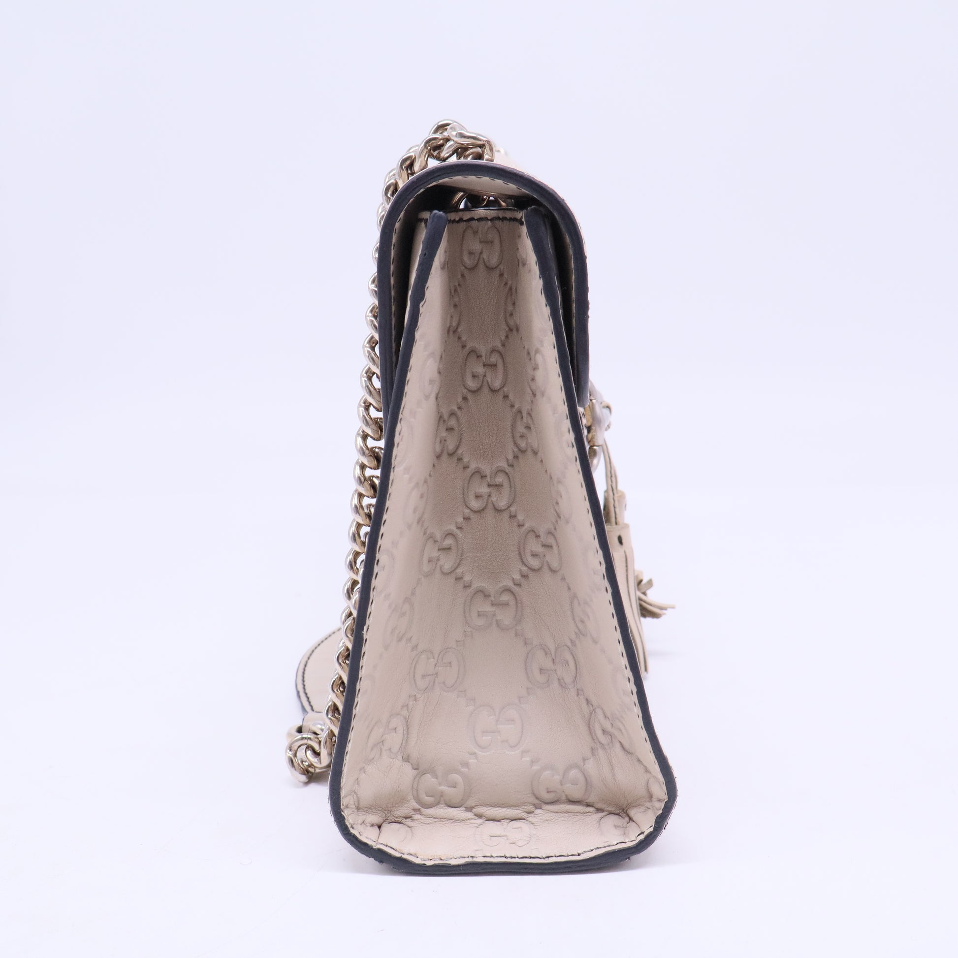 Emily Chain Flap Bag Guccissima Leather Medium B20392