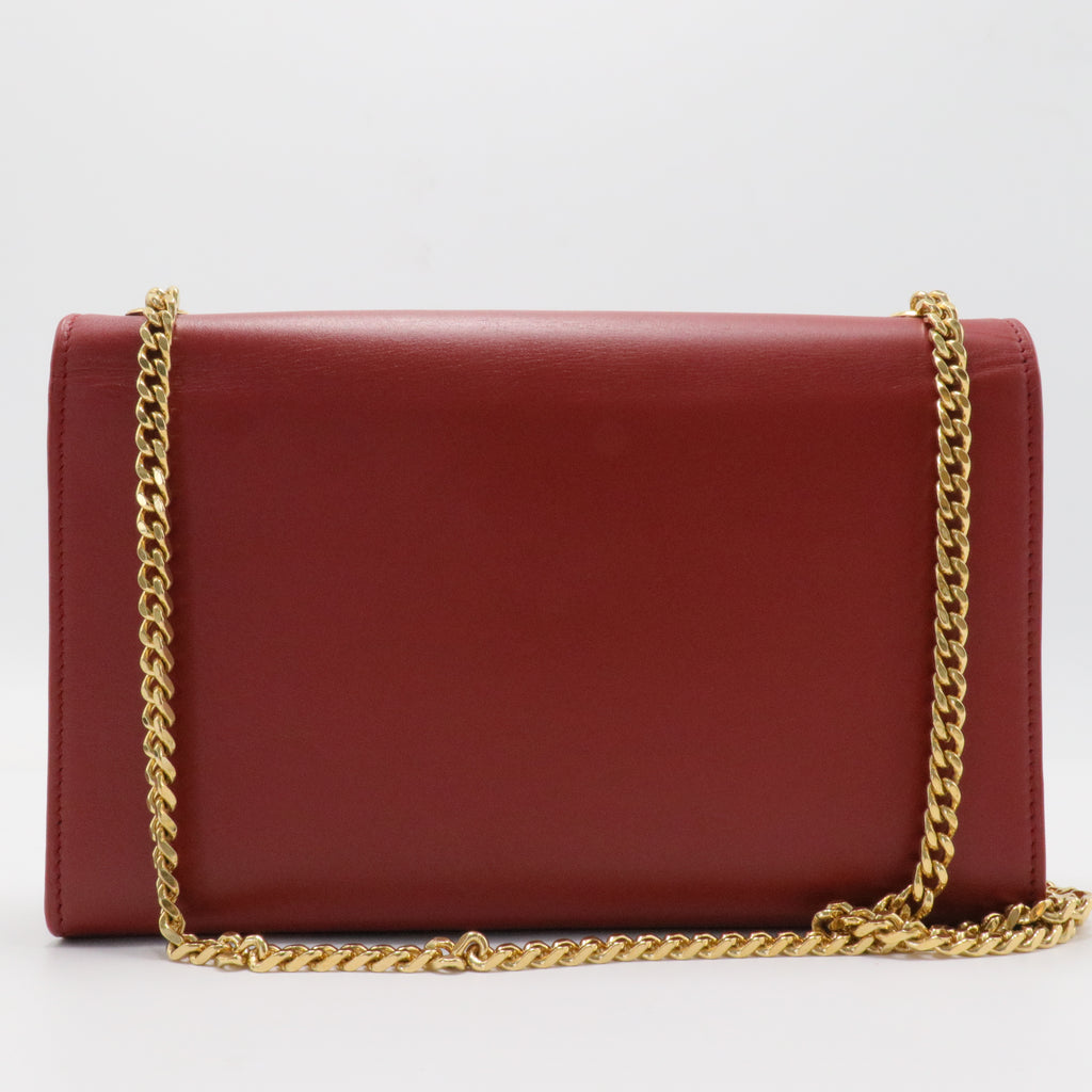 Classic Monogram Tassel Crossbody Bag Leather Small