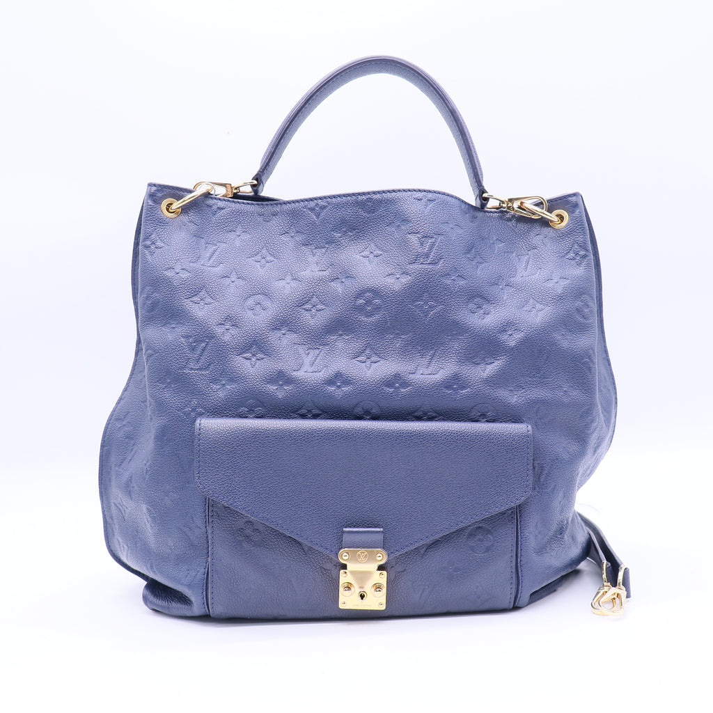 Louis Vuitton Special Edition Celeste Monogram Empreinte Leather Metis Bag Twins B21538