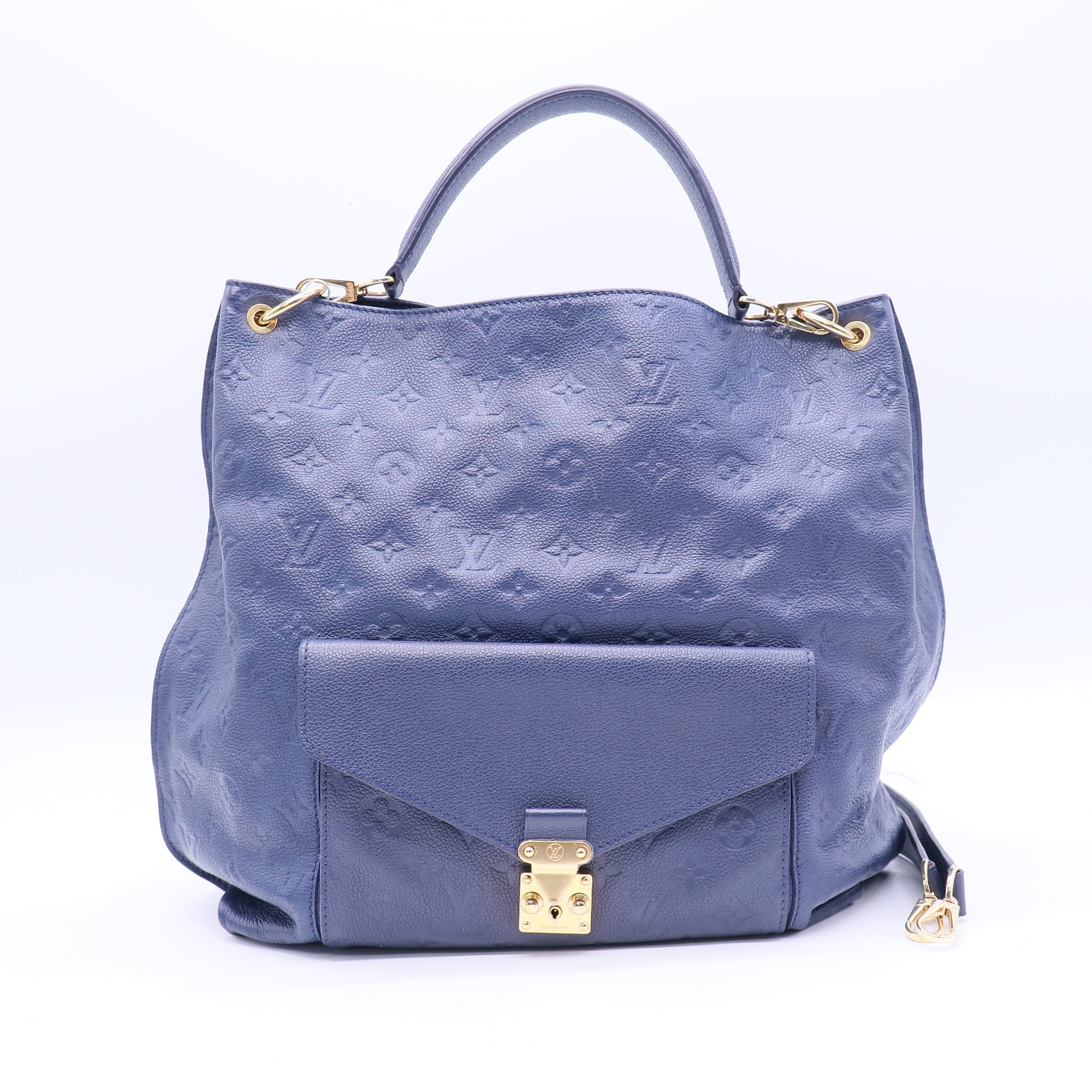 Louis Vuitton Special Edition Celeste Monogram Empreinte Leather Metis Bag Twins B21538