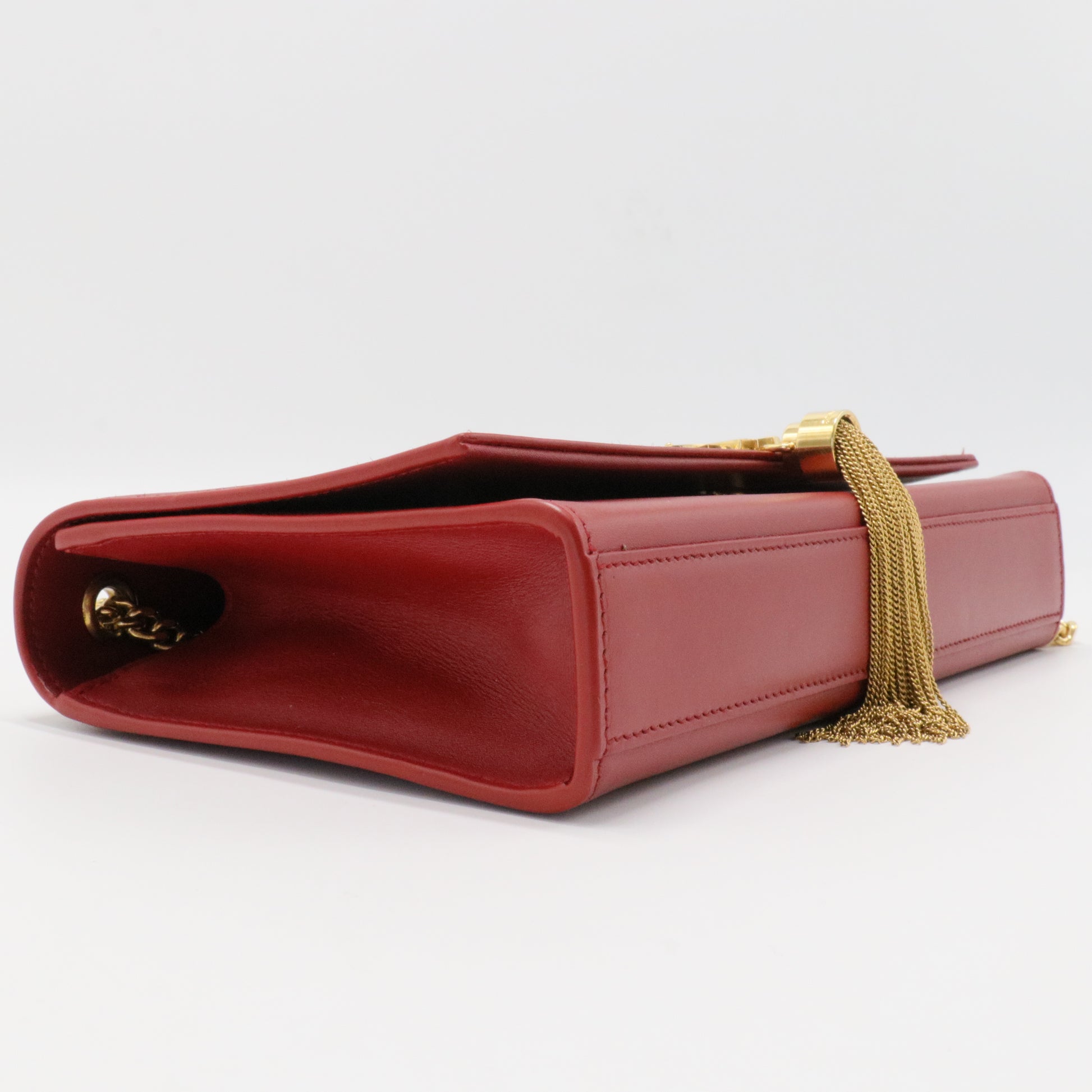 Classic Monogram Tassel Crossbody Bag Leather Small