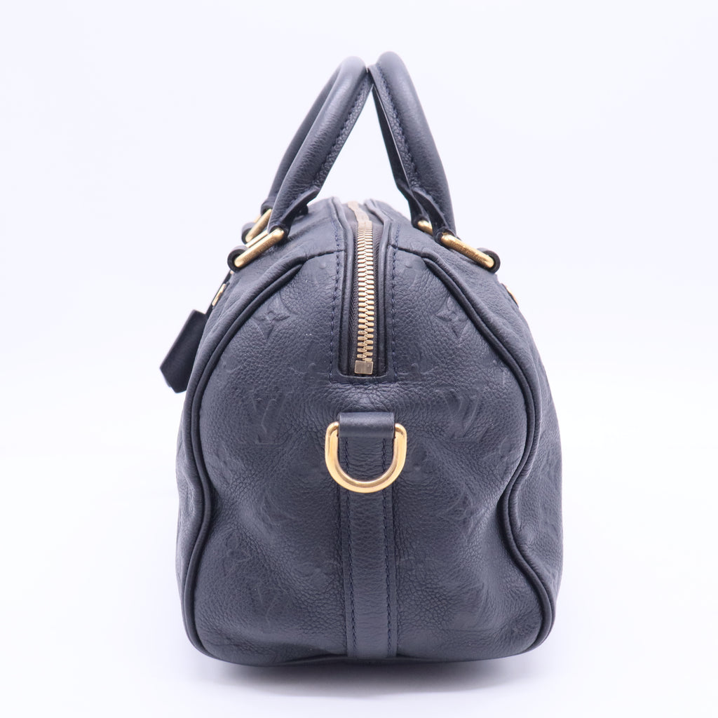 Louis Vuitton Speedy Bandouliere Bag Monogram Empreinte Giant 25 B12397 twins