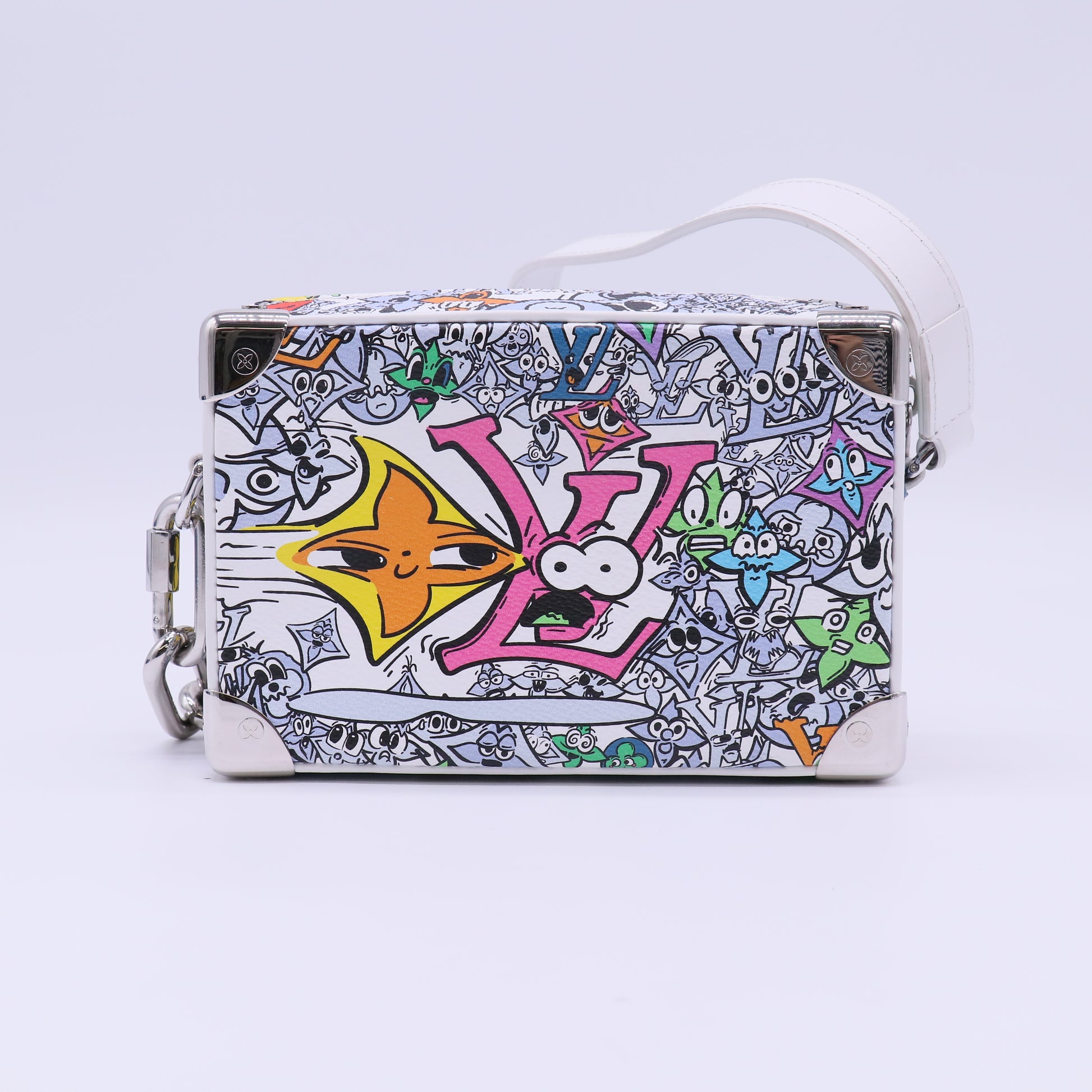 Louis Vuitton Monogram Comics Mini Soft Trunk Bag