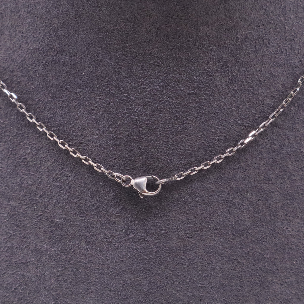 Pop H Pendant Chain Necklace Metal and Enamel Mini