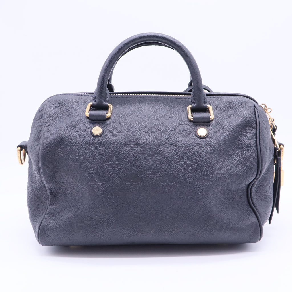 Louis Vuitton Speedy Bandouliere Bag Monogram Empreinte Giant 25 B12397 twins