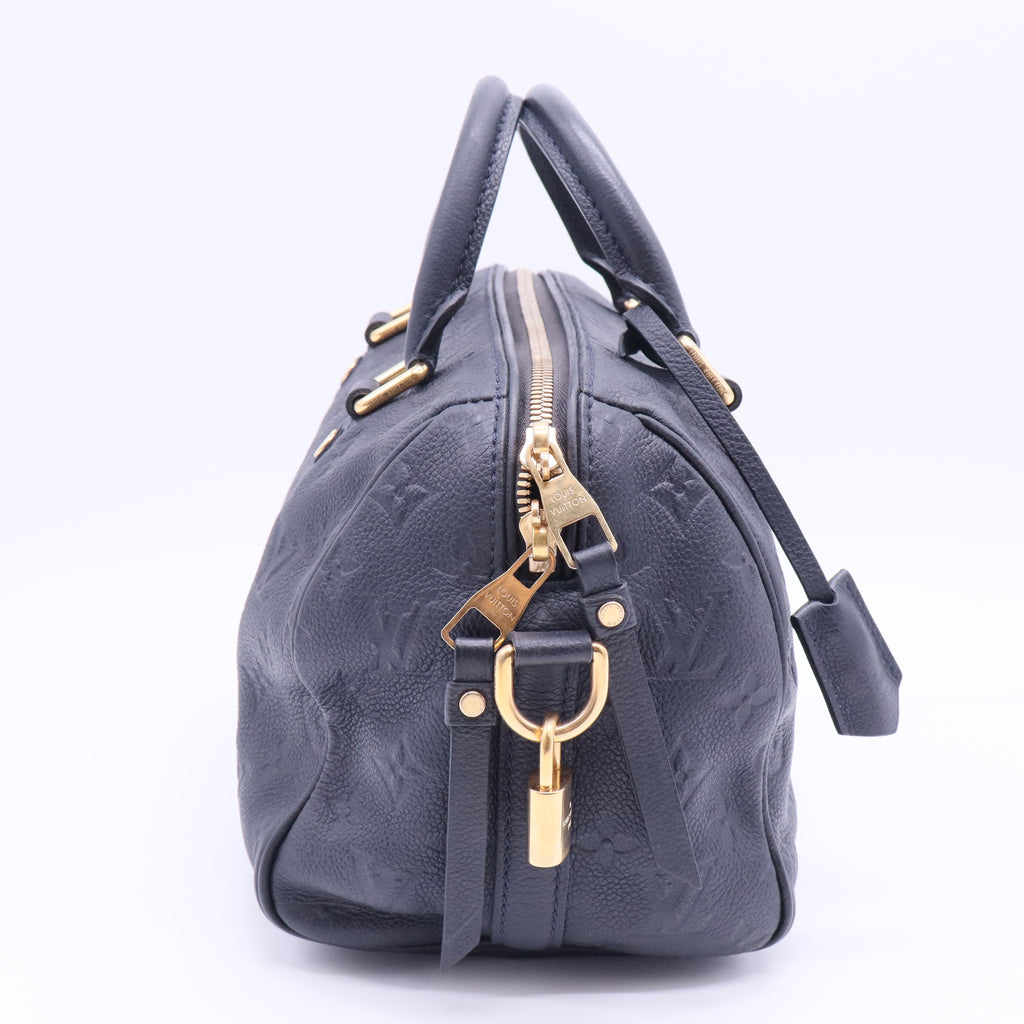 Louis Vuitton Speedy Bandouliere Bag Monogram Empreinte Giant 25 B12397 twins