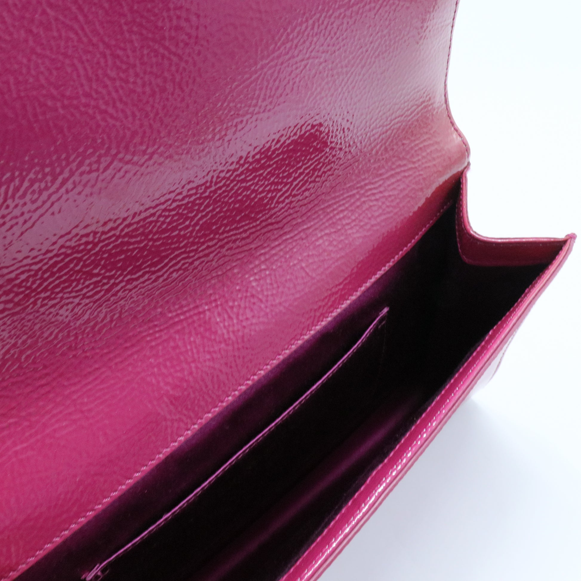 Goatskin Belle De Jour Flap Wallet Rouge Orient