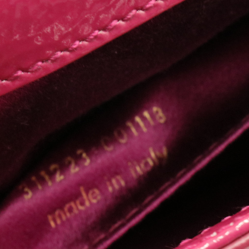 Goatskin Belle De Jour Flap Wallet Rouge Orient