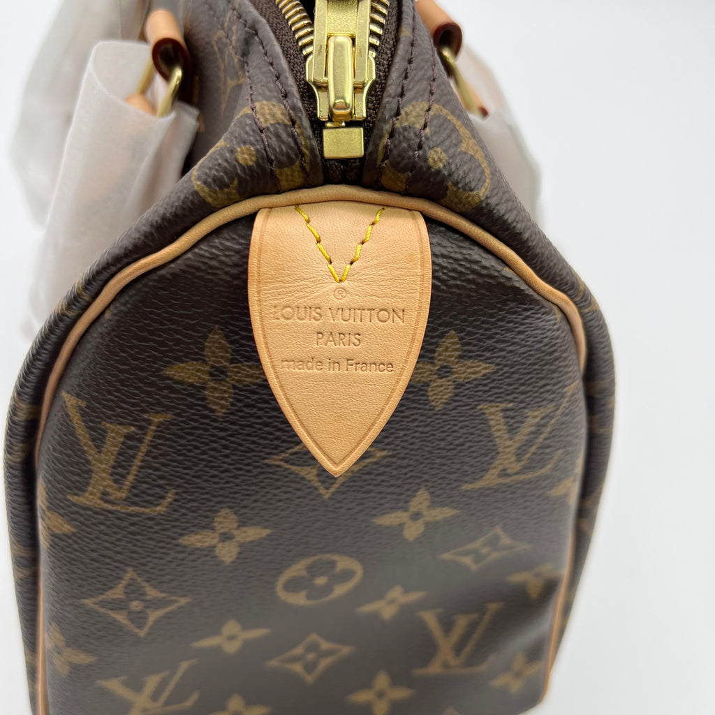 Borsa Monogram Speedy 25 Marrone Monogramma twins