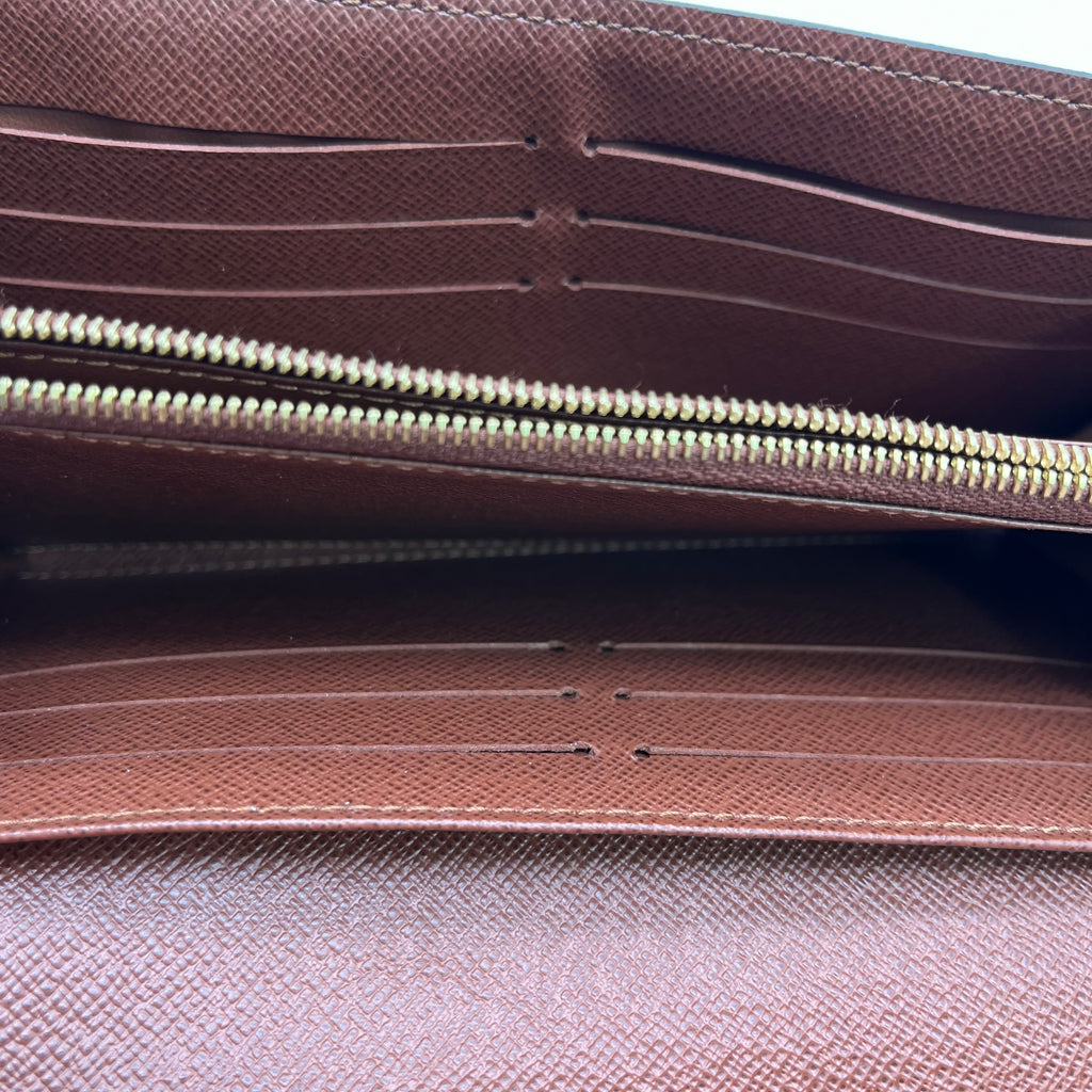 Brown Monogram Portefeuille Sarah Wallet twins