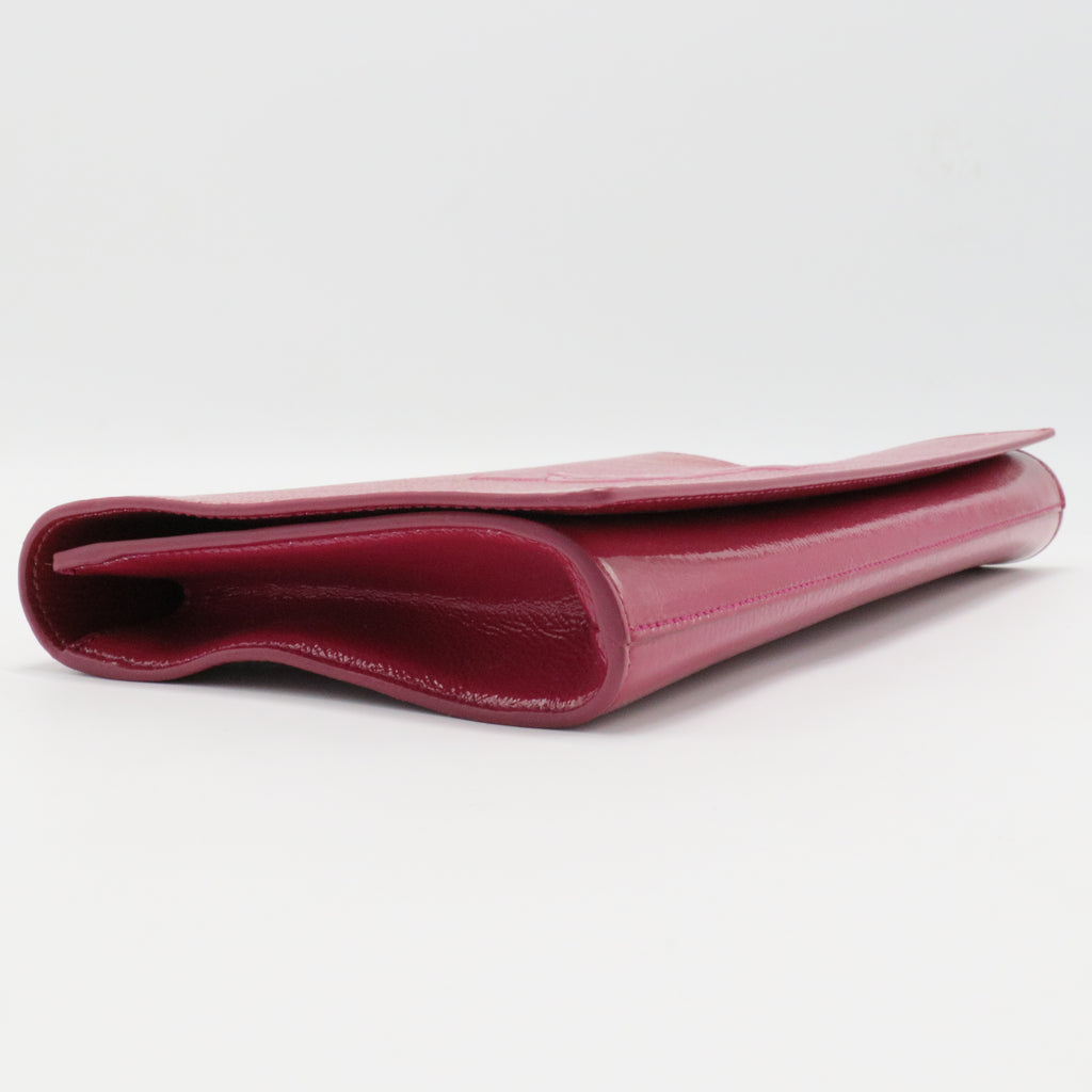 Goatskin Belle De Jour Flap Wallet Rouge Orient