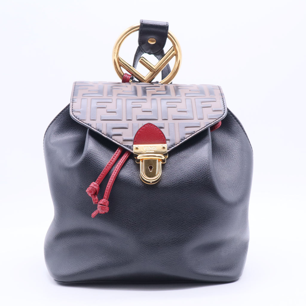 Zucca Print Backpack Twins