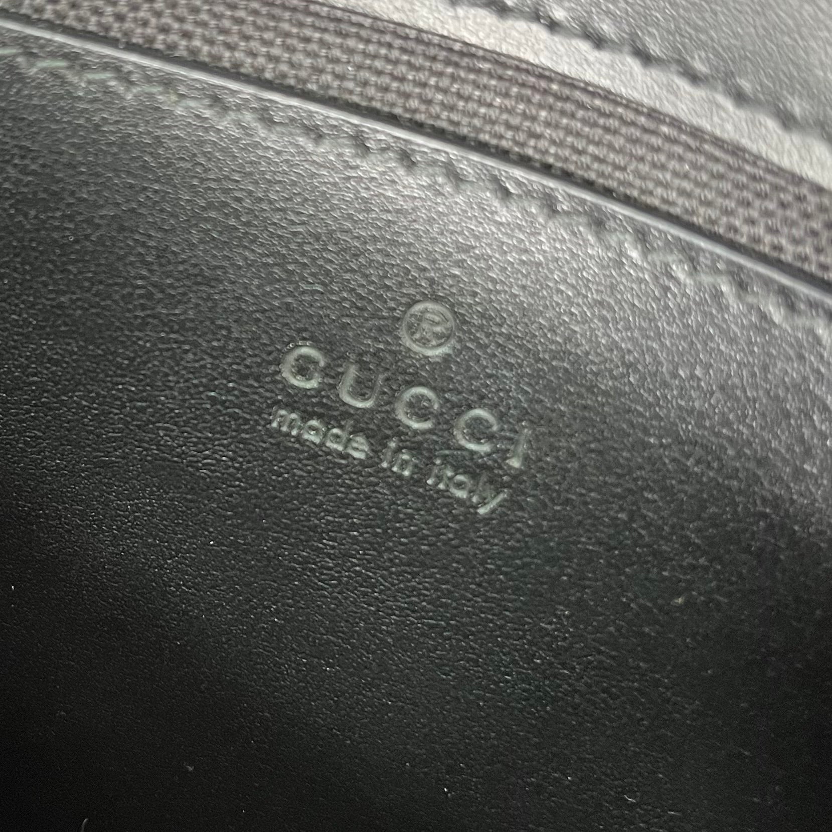 Calfskin Matelasse Monochrome Mini GG Marmont Shoulder Bag Black twins