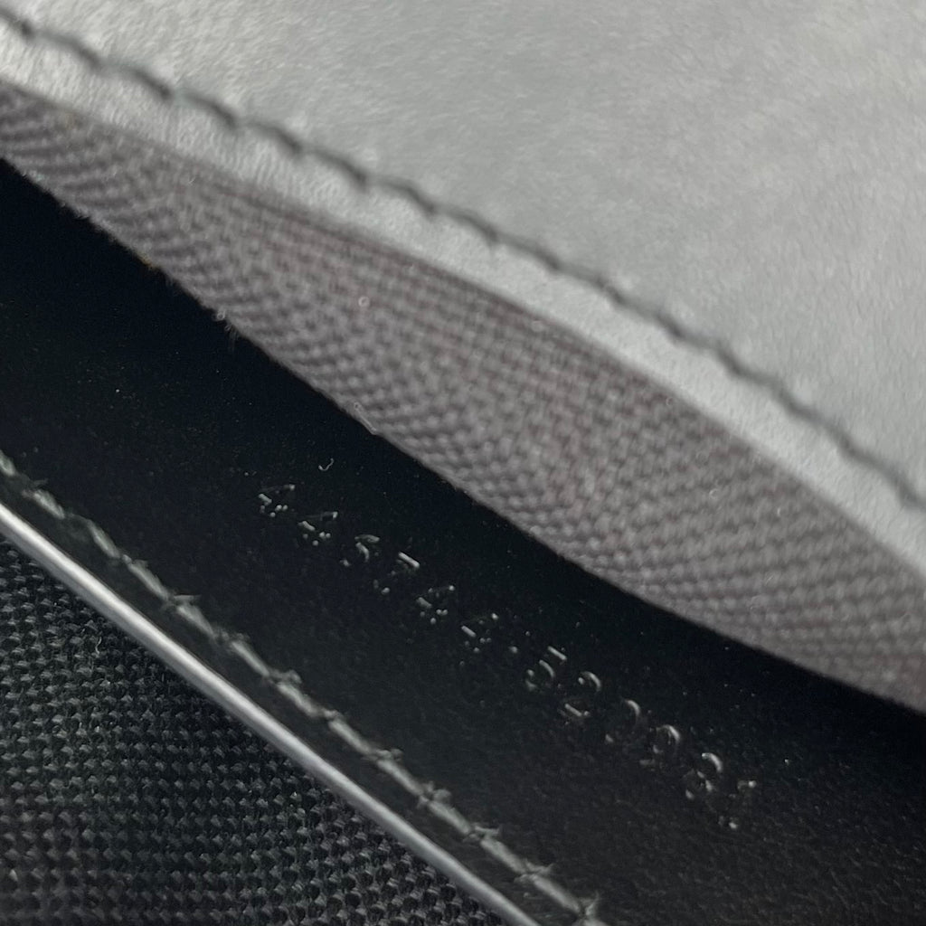 Calfskin Matelasse Monochrome Mini GG Marmont Shoulder Bag Black twins