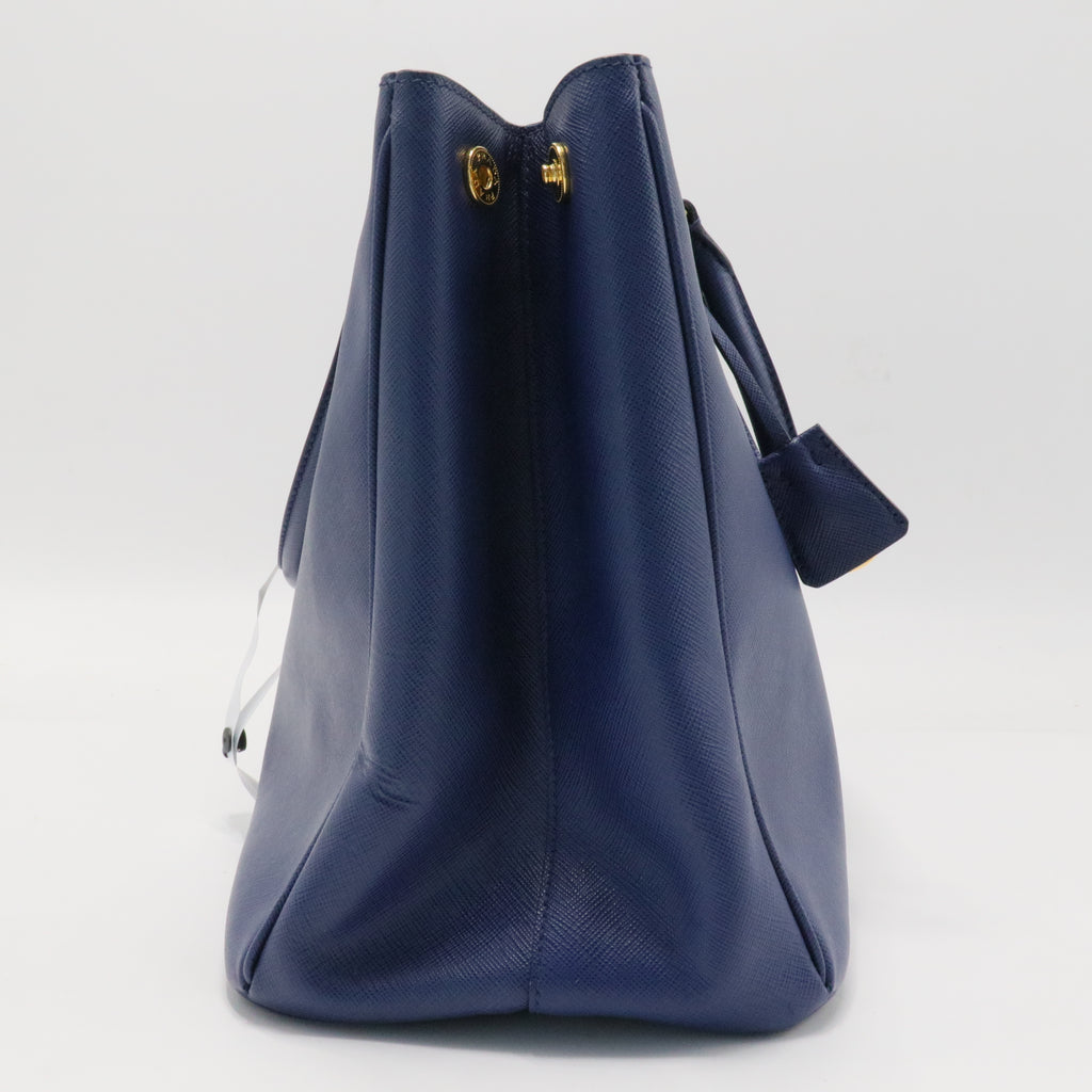 Prada Double Zip Lux Tote Saffiano Leather Large