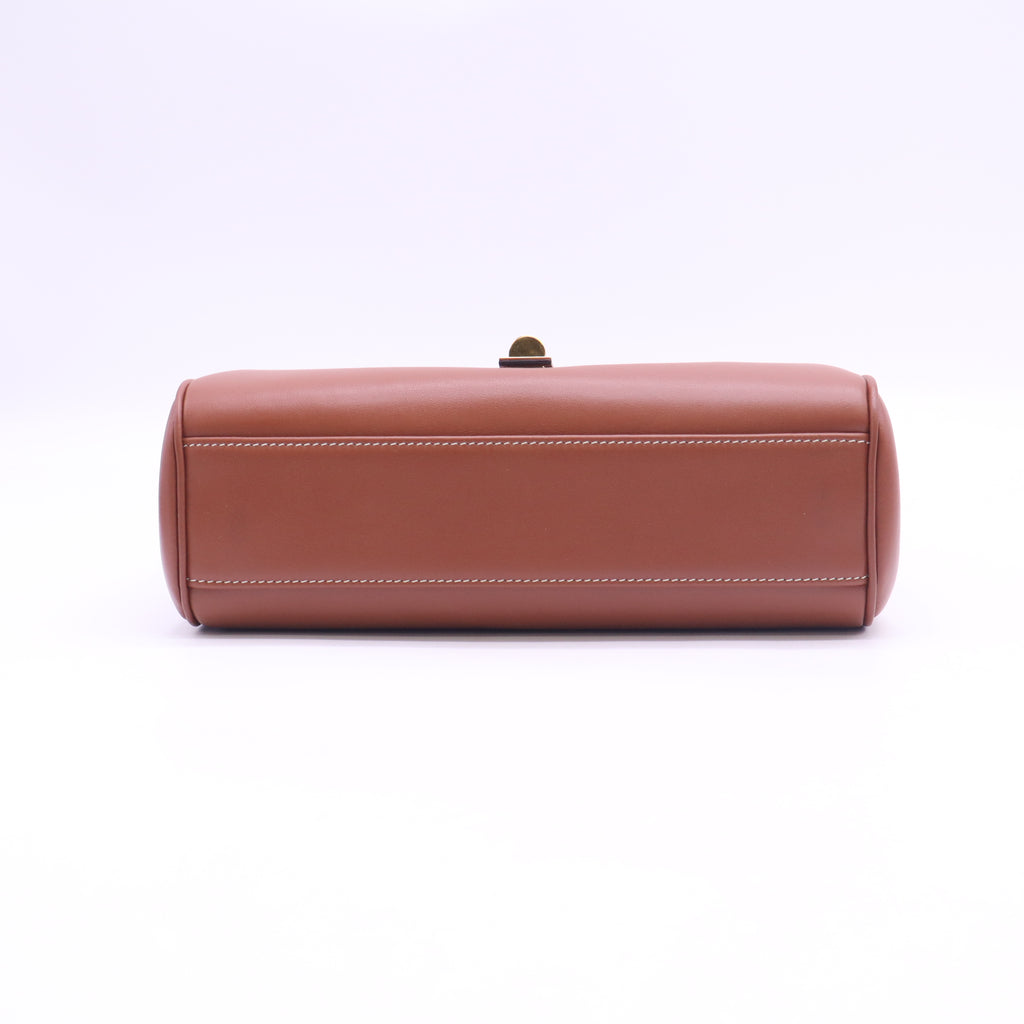 Smooth Calfskin Teen 16 Crossbody Bag Soft Tan B24505