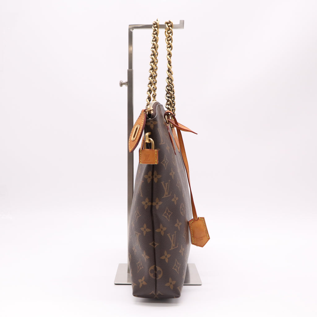 Louis Vuitton Limited Edition Monogram Lockit Chain MM Bag Twins B22157