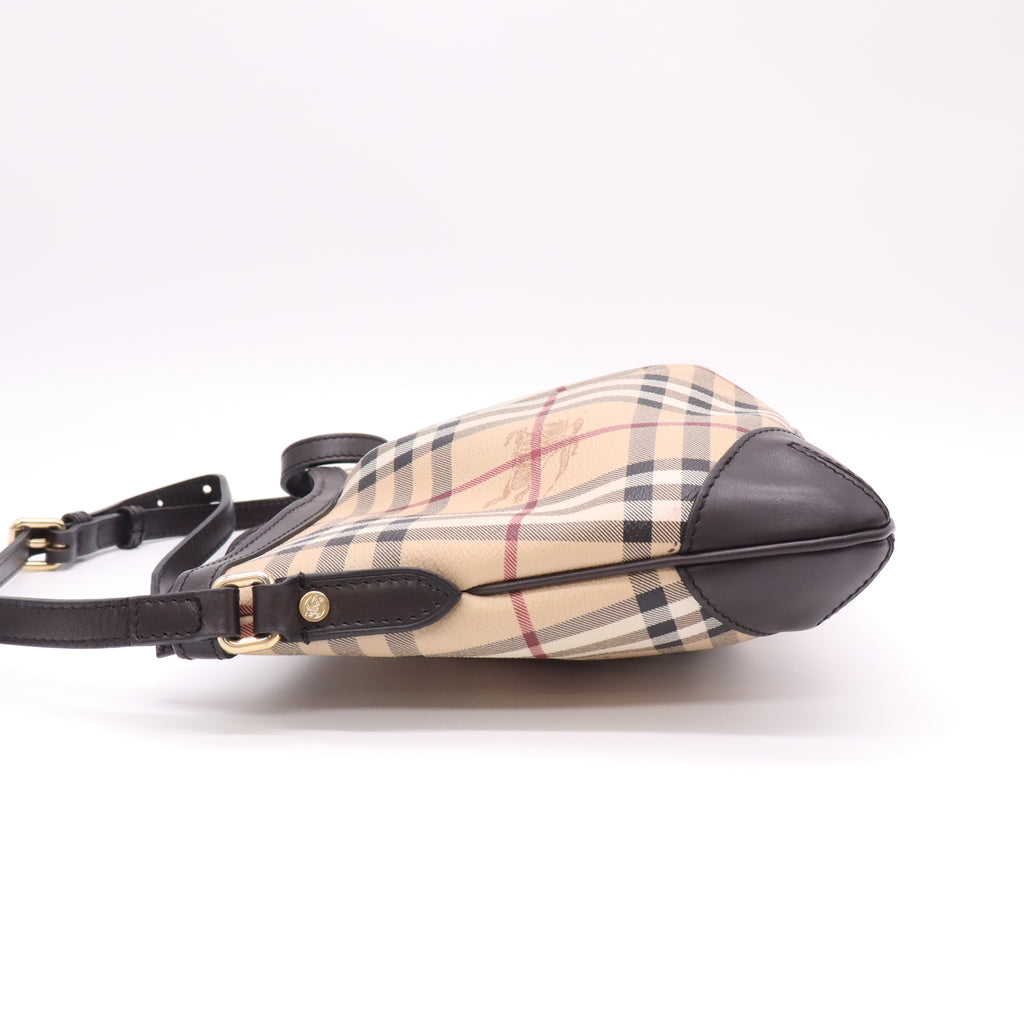 Burberry Haymarket Check Coated Canvas Hartham Crossbody Bag B21234