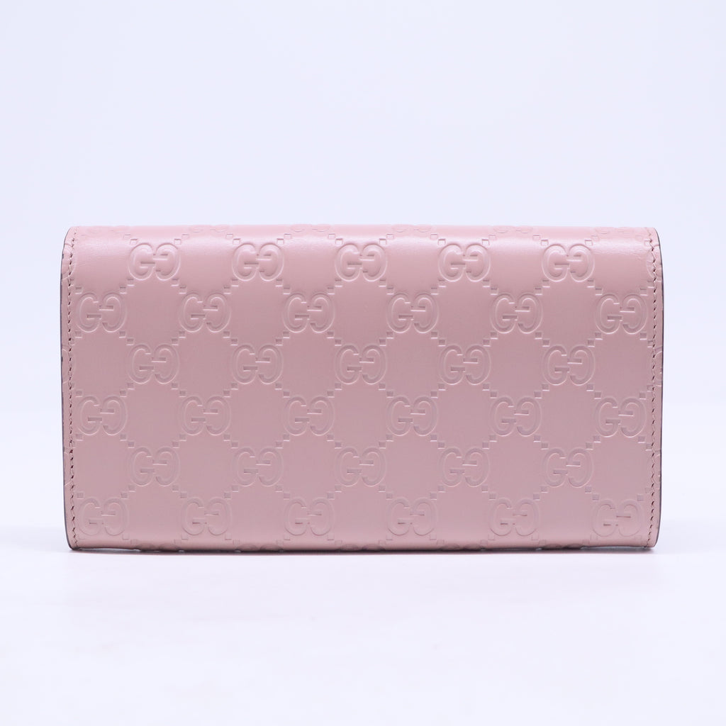 Interlocking G Logo Leather Wallet W20502