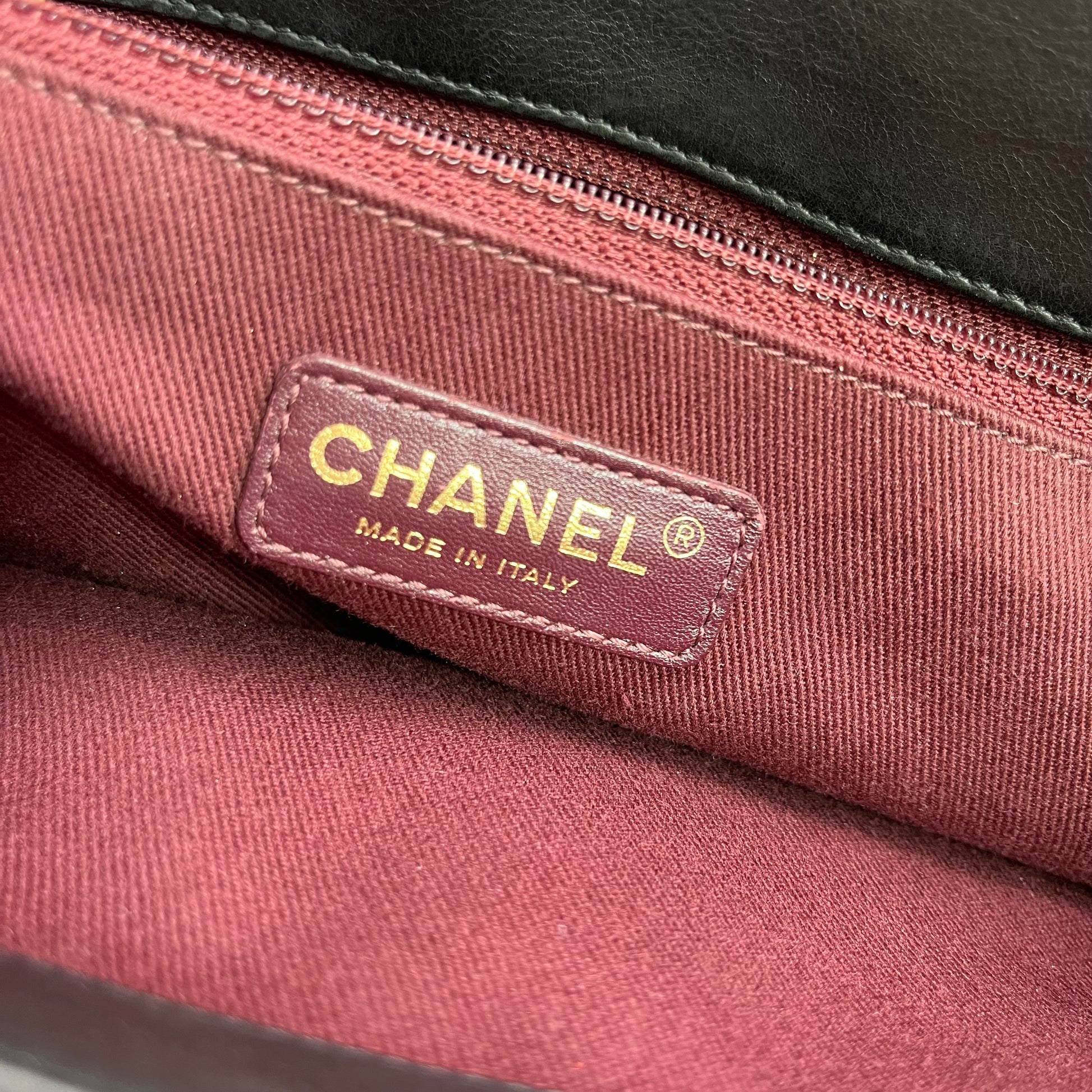 Black/Beige Quilted Leather Paris Dallas Chic Stitch Bag twins