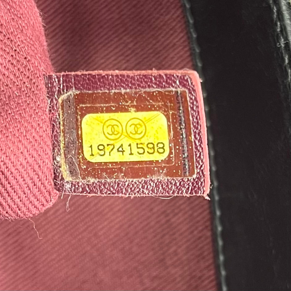 Black/Beige Quilted Leather Paris Dallas Chic Stitch Bag twins