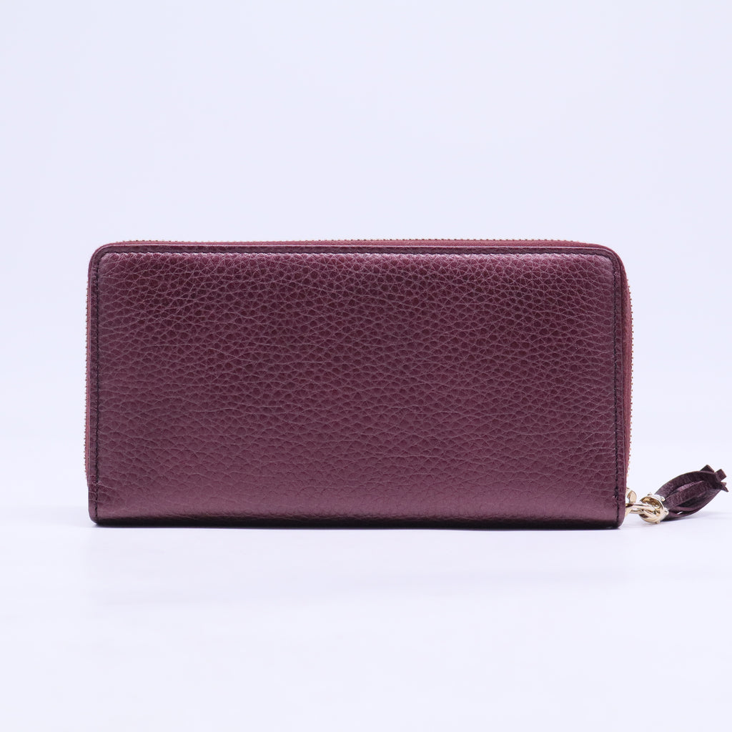 Soho Burgundy Leather and Leather Wallets W20495