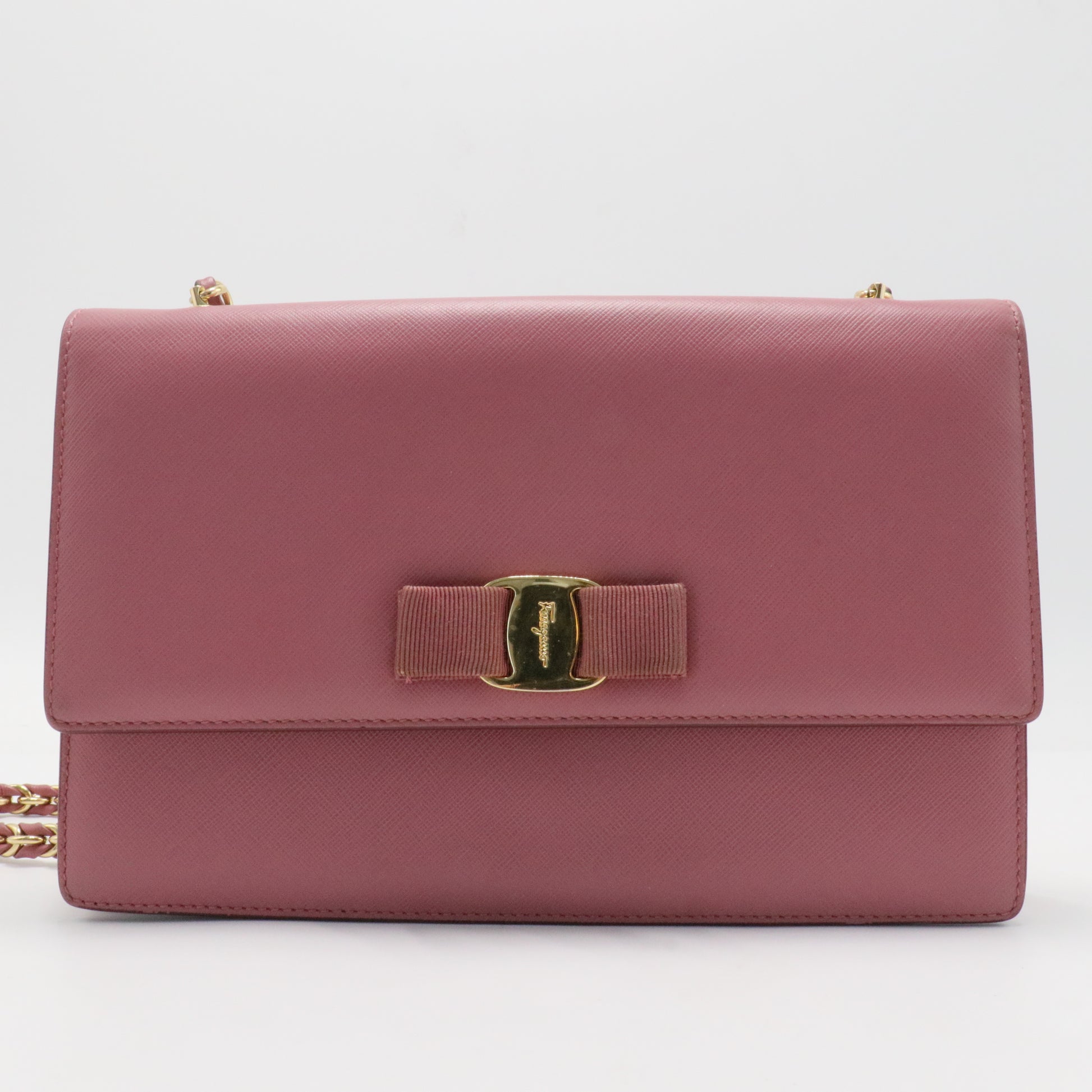 Printed Calfskin Ginny Shoulder Bag Griotte