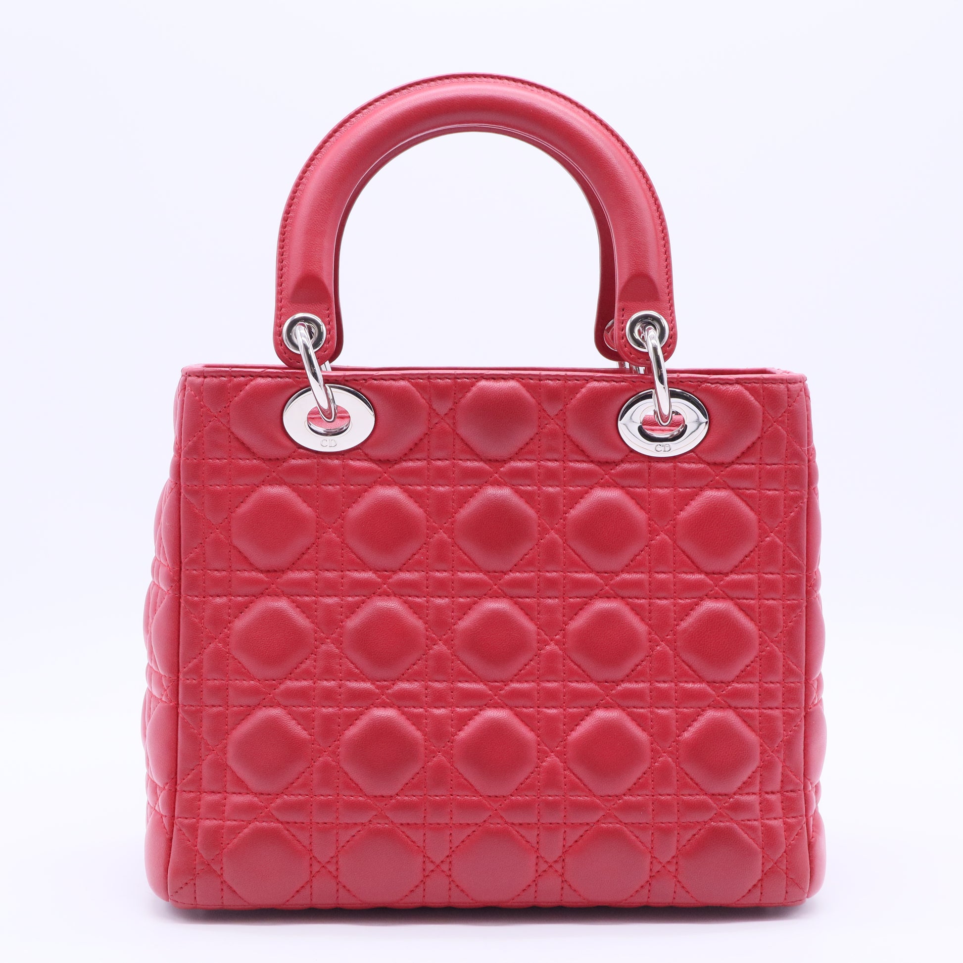 Lady Dior Bag Cannage Quilt Lambskin Medium