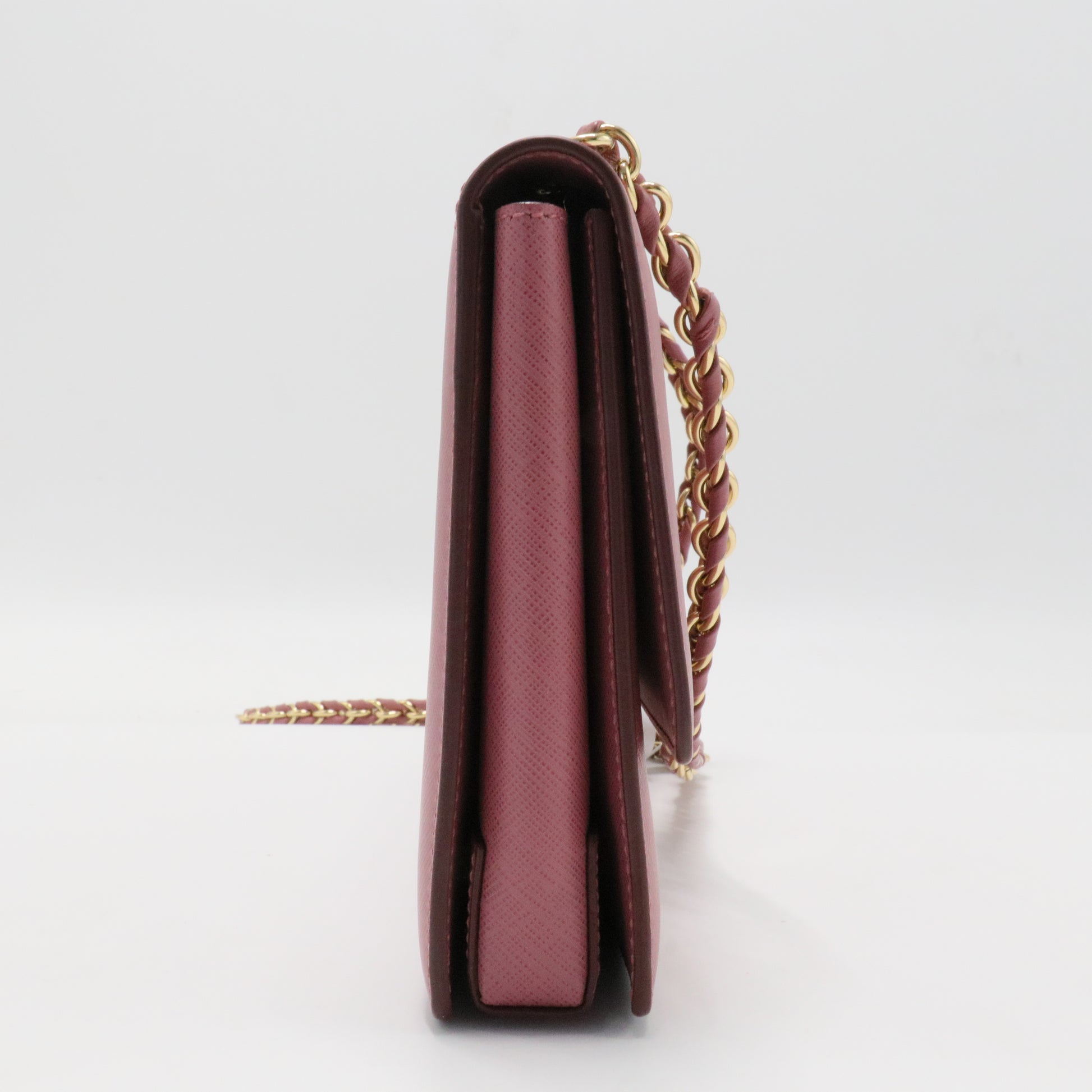 Printed Calfskin Ginny Shoulder Bag Griotte