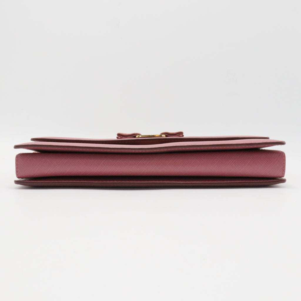 Printed Calfskin Ginny Shoulder Bag Griotte