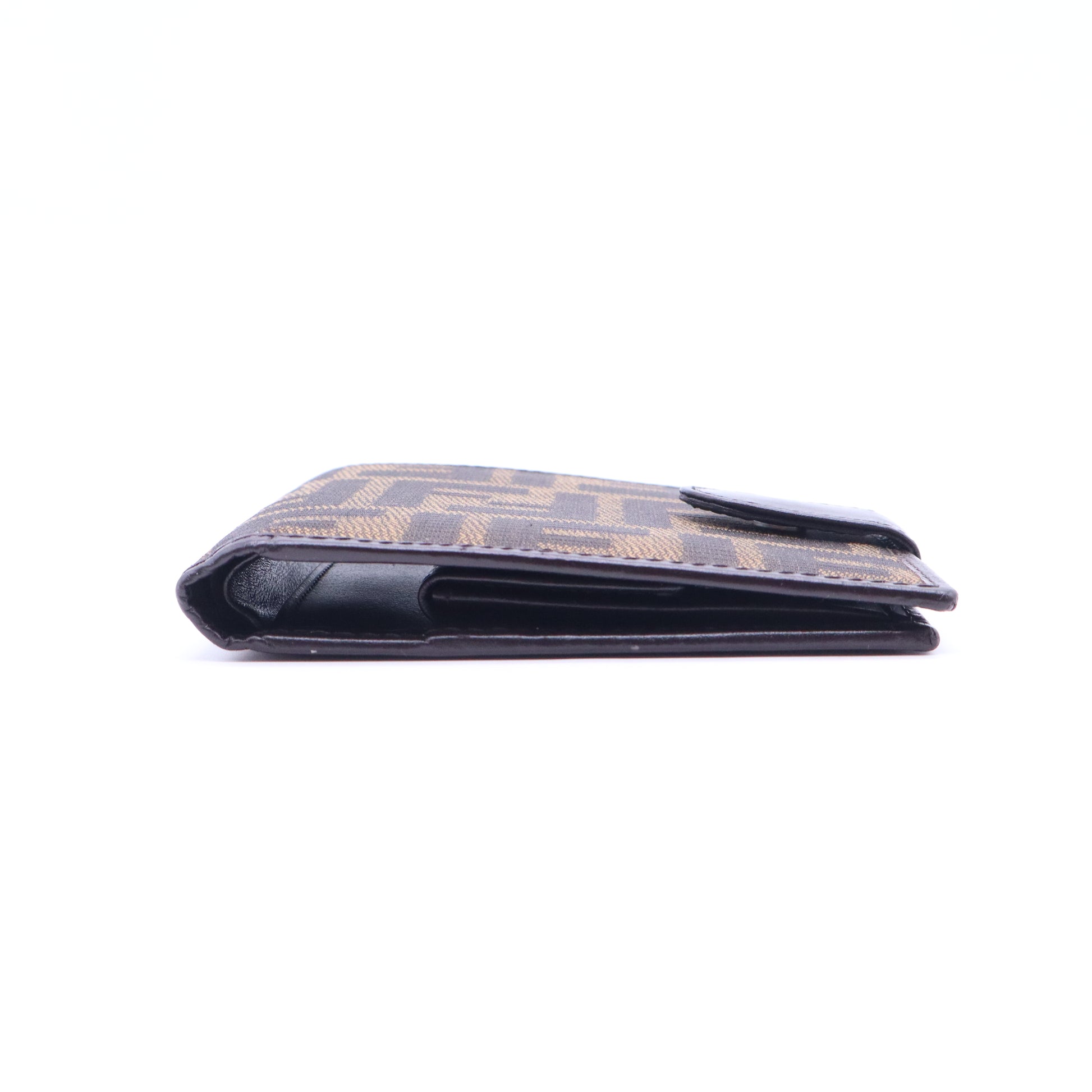 Fendi Zucca Canvas Compact Bifold Wallet W20971
