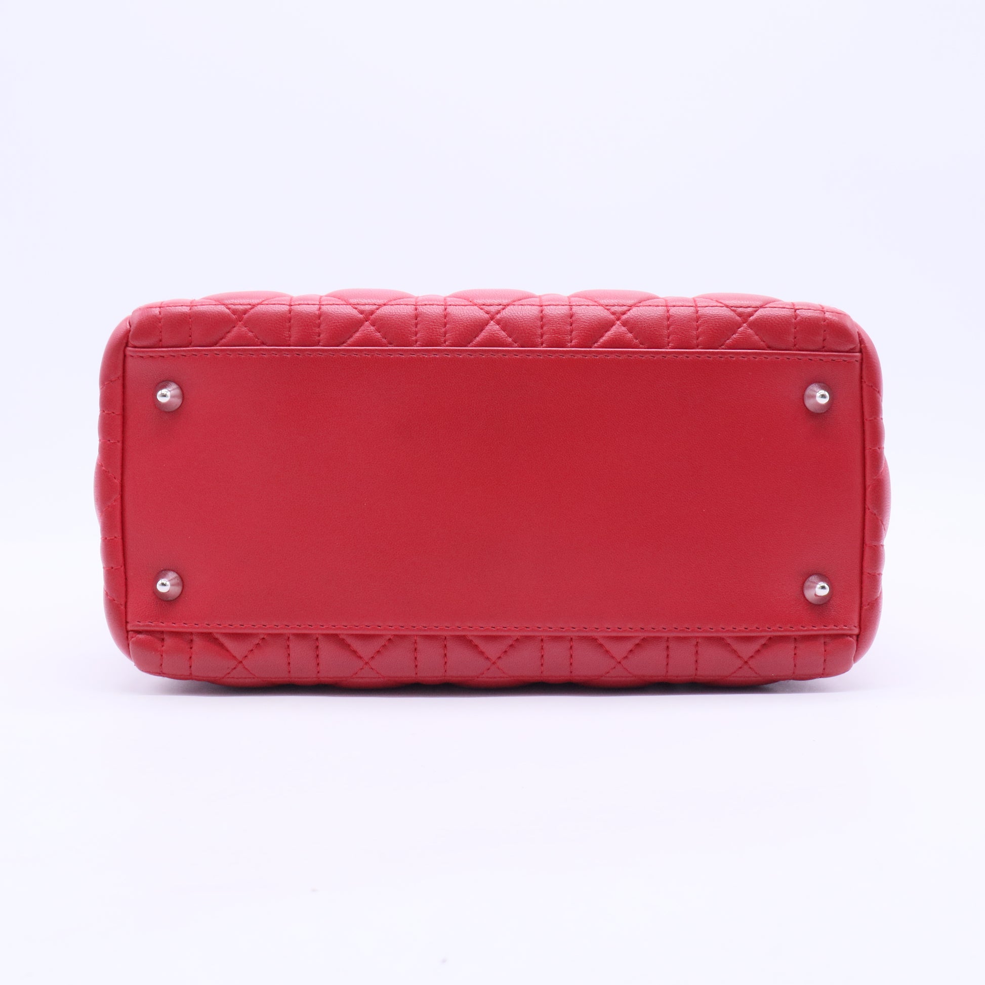 Lady Dior Bag Cannage Quilt Lambskin Medium