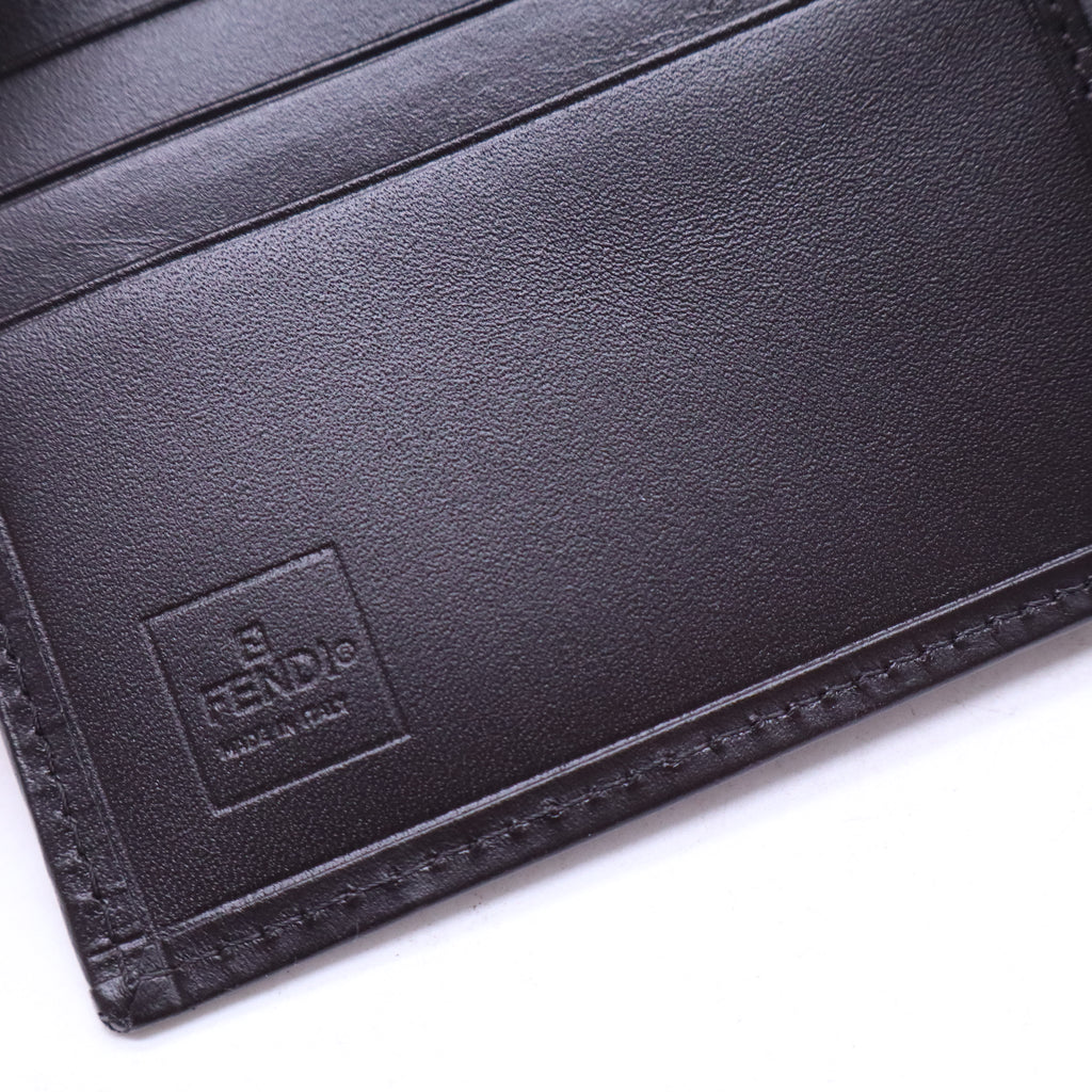 Fendi Zucca Canvas Compact Bifold Wallet W20971