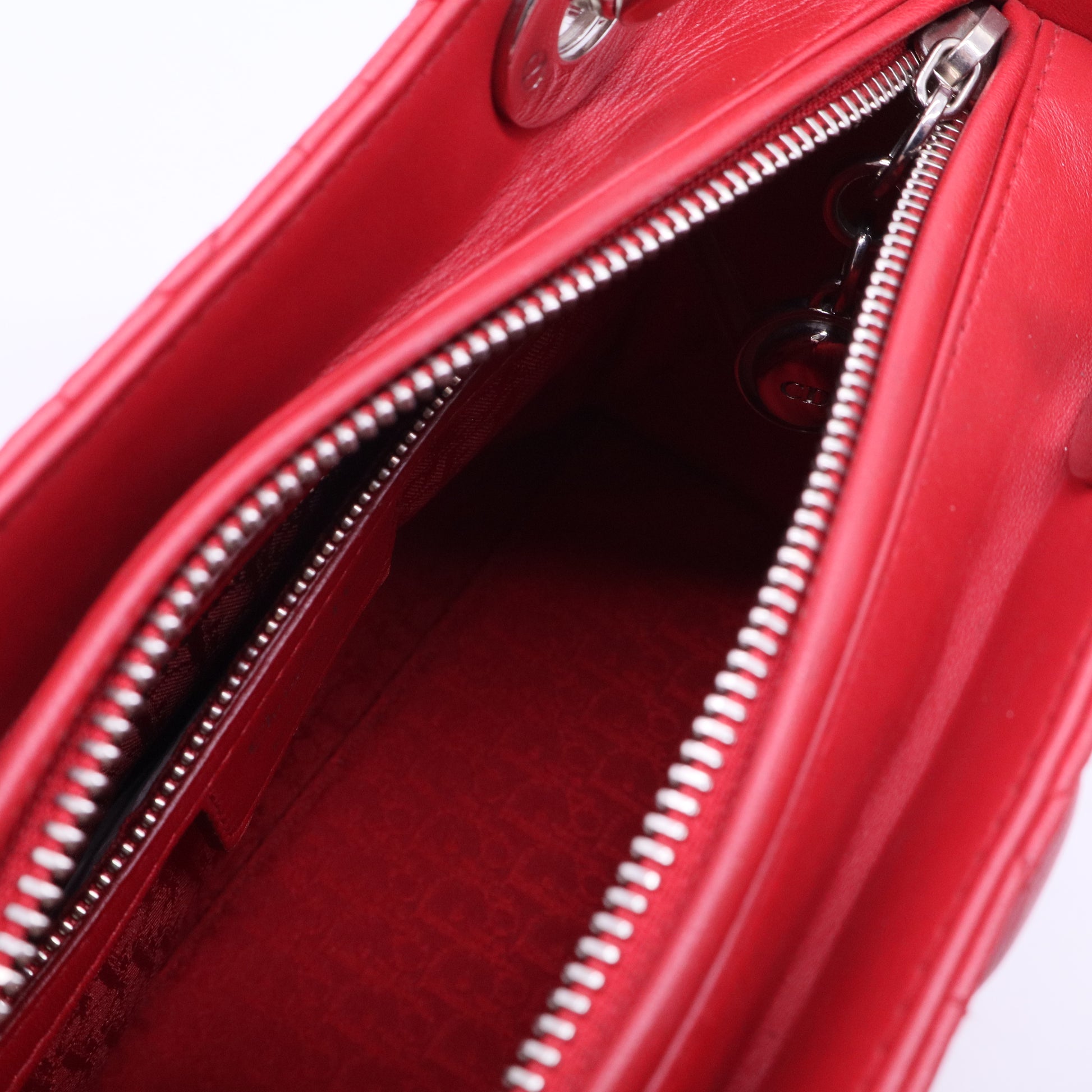 Lady Dior Bag Cannage Quilt Lambskin Medium