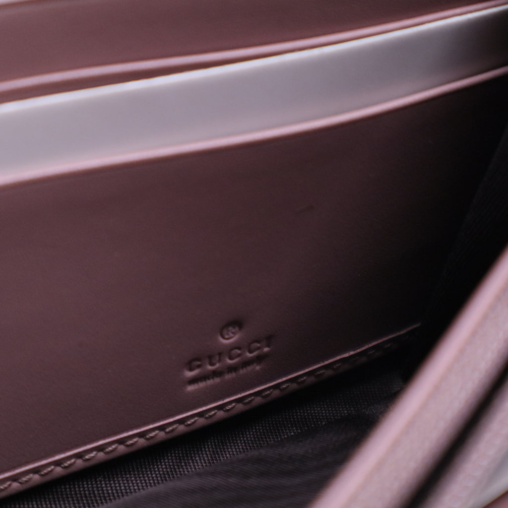 Interlocking G Logo Leather Wallet W20508