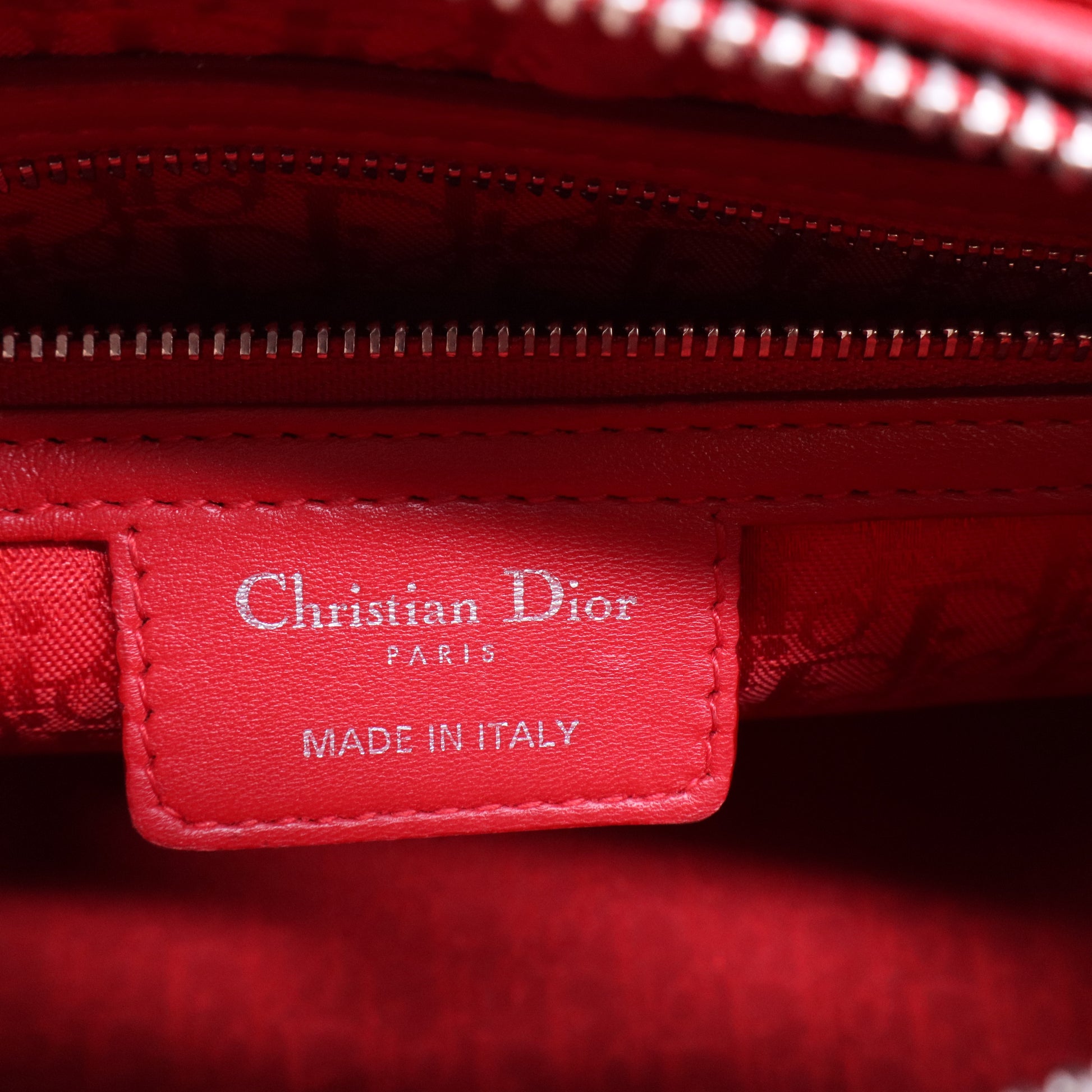 Lady Dior Bag Cannage Quilt Lambskin Medium