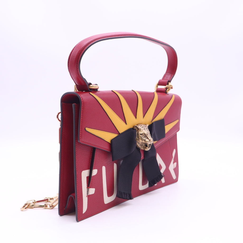 Gucci Calfskin Osiride "Future" Top Handle Shoulder Bag B24480