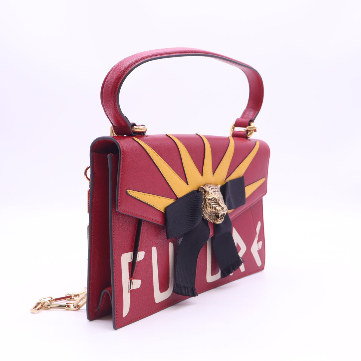 Gucci Calfskin Osiride "Future" Top Handle Shoulder Bag B24480