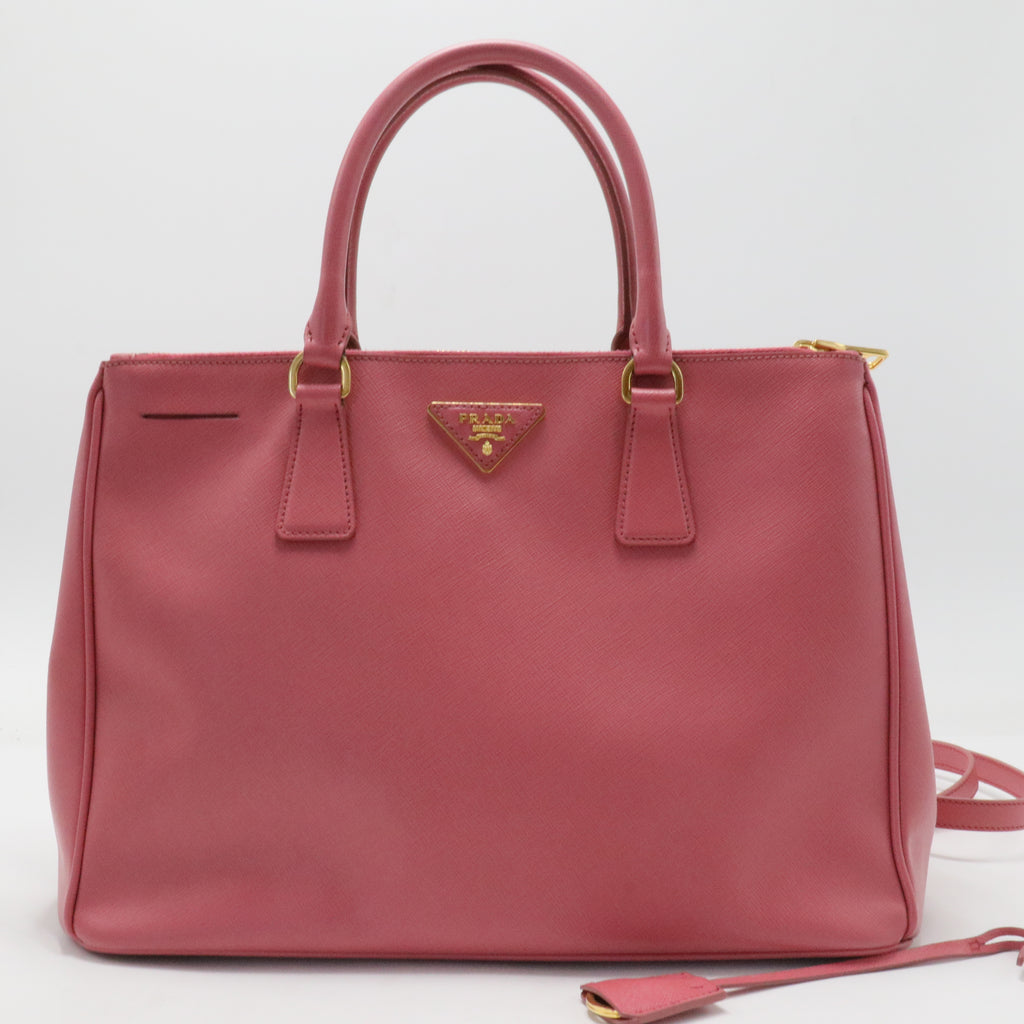 Saffiano Medium Galleria Double Zip Tote