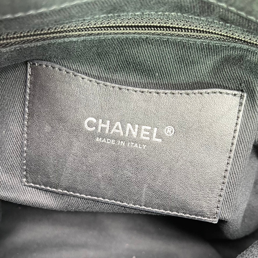 Black Leather Shoulder Bag twins