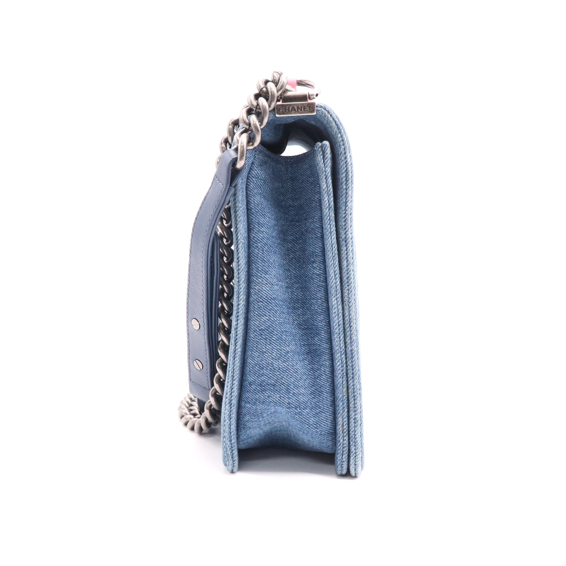 GUCCI Denim XL Boy Bag Twins