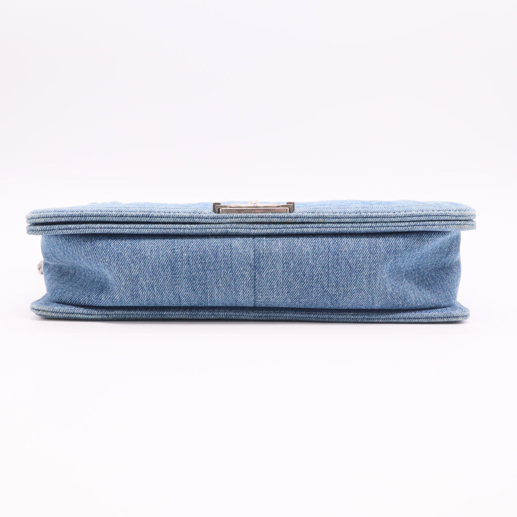 GUCCI Denim XL Boy Bag Twins