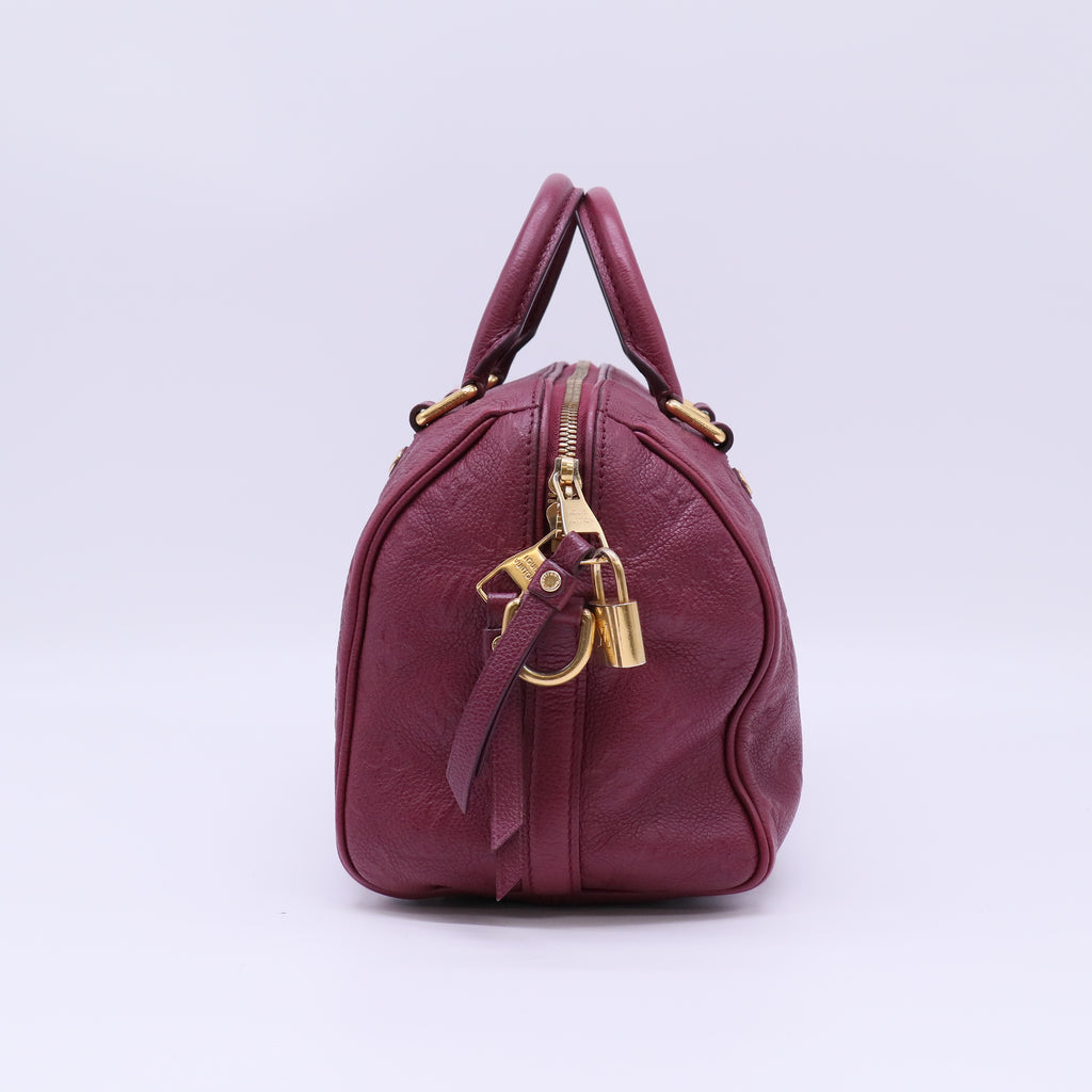 Louis Vuitton Monogram Empreinte Speedy 25 Bag twins B22437