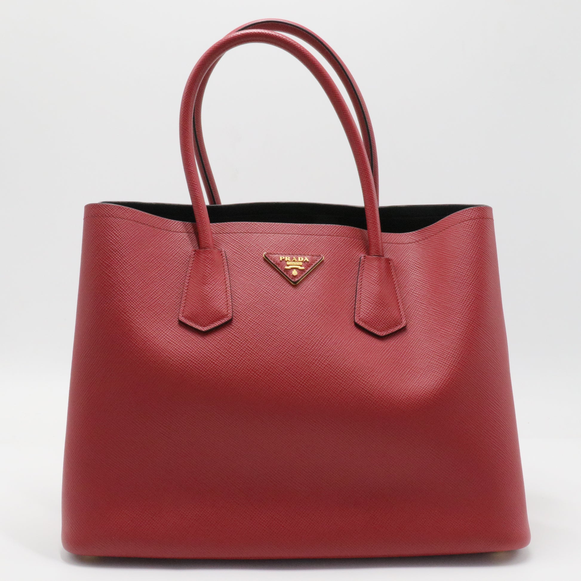 Saffiano Cuir Large Double Bag