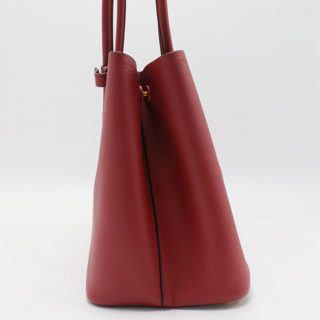 Saffiano Cuir Large Double Bag