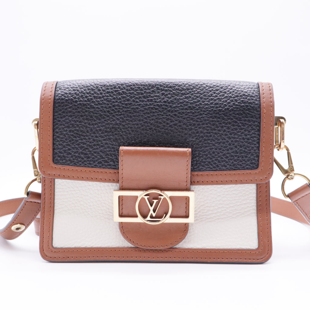 Dauphine Shoulder Bag Taurillon Leather Mini